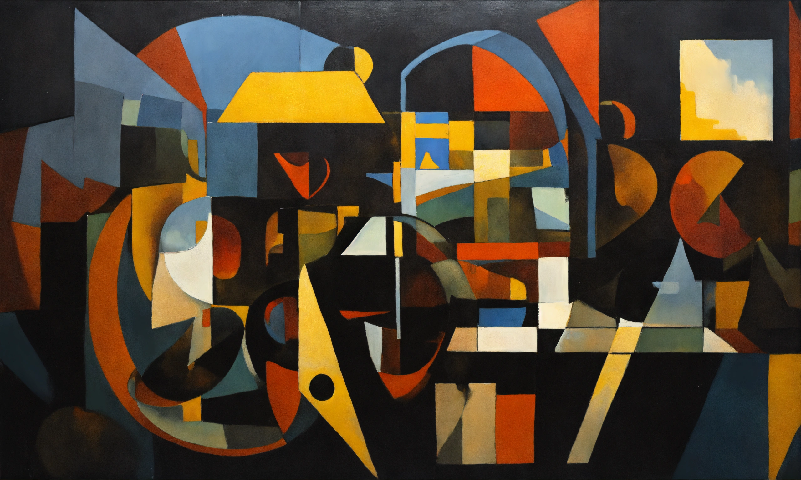 Lexica - Henry Taylor (artist) crazy geometric abstract expressionism ...