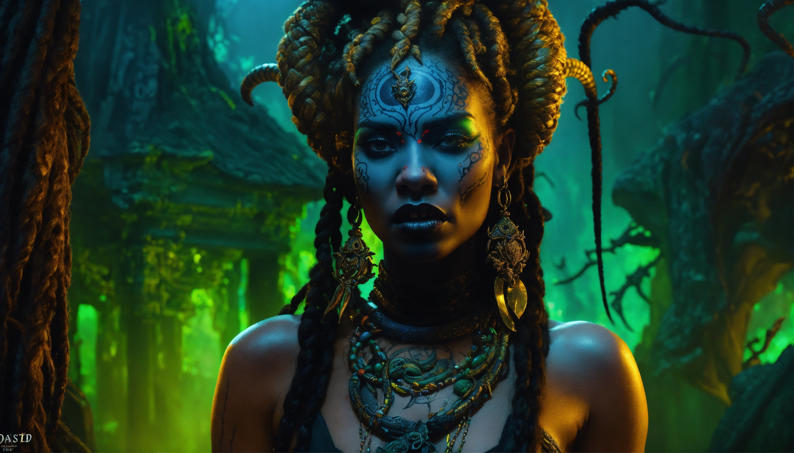 Lexica - A stunning interpretation of full body of a deep black skinned ...