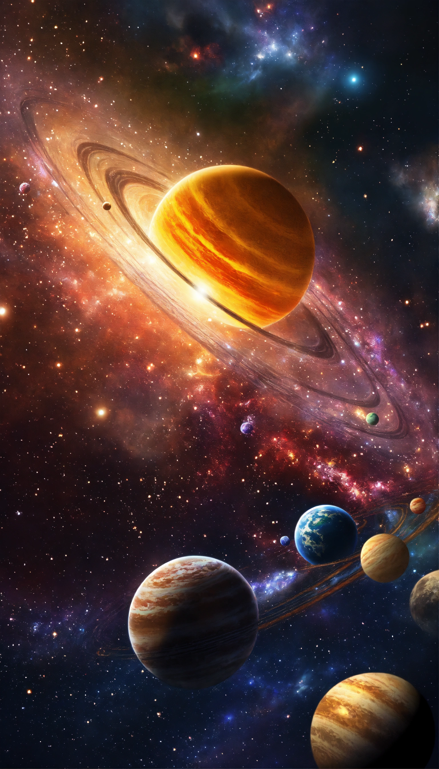 Lexica - A galaxy, all the planets are musical notes