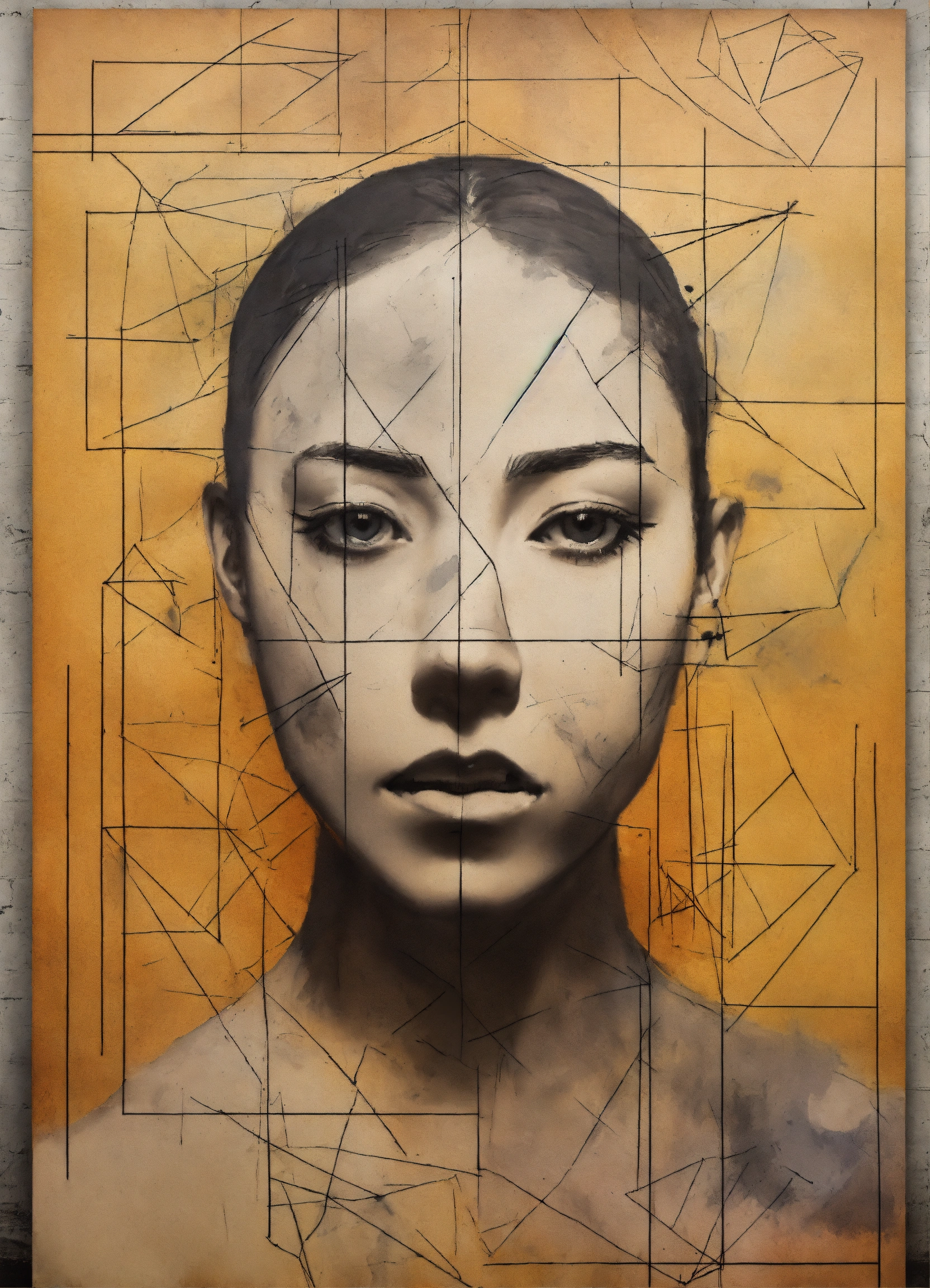 Lexica - Create a poster with the outline of a personification of ...