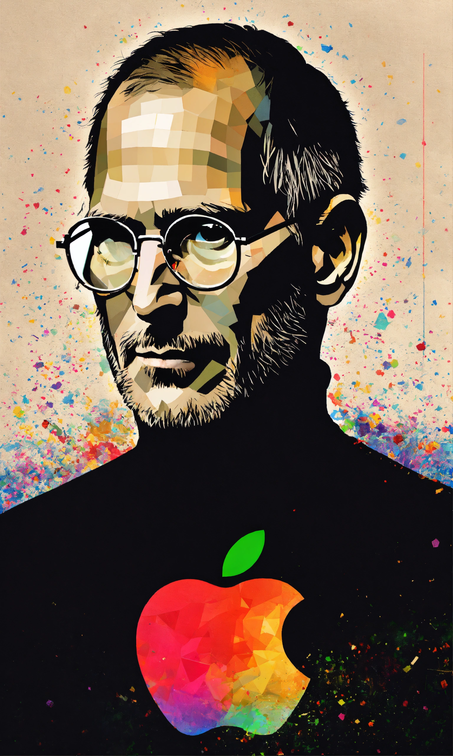 Lexica - The image encapsulates the iconic essence of Steve Jobs, the ...