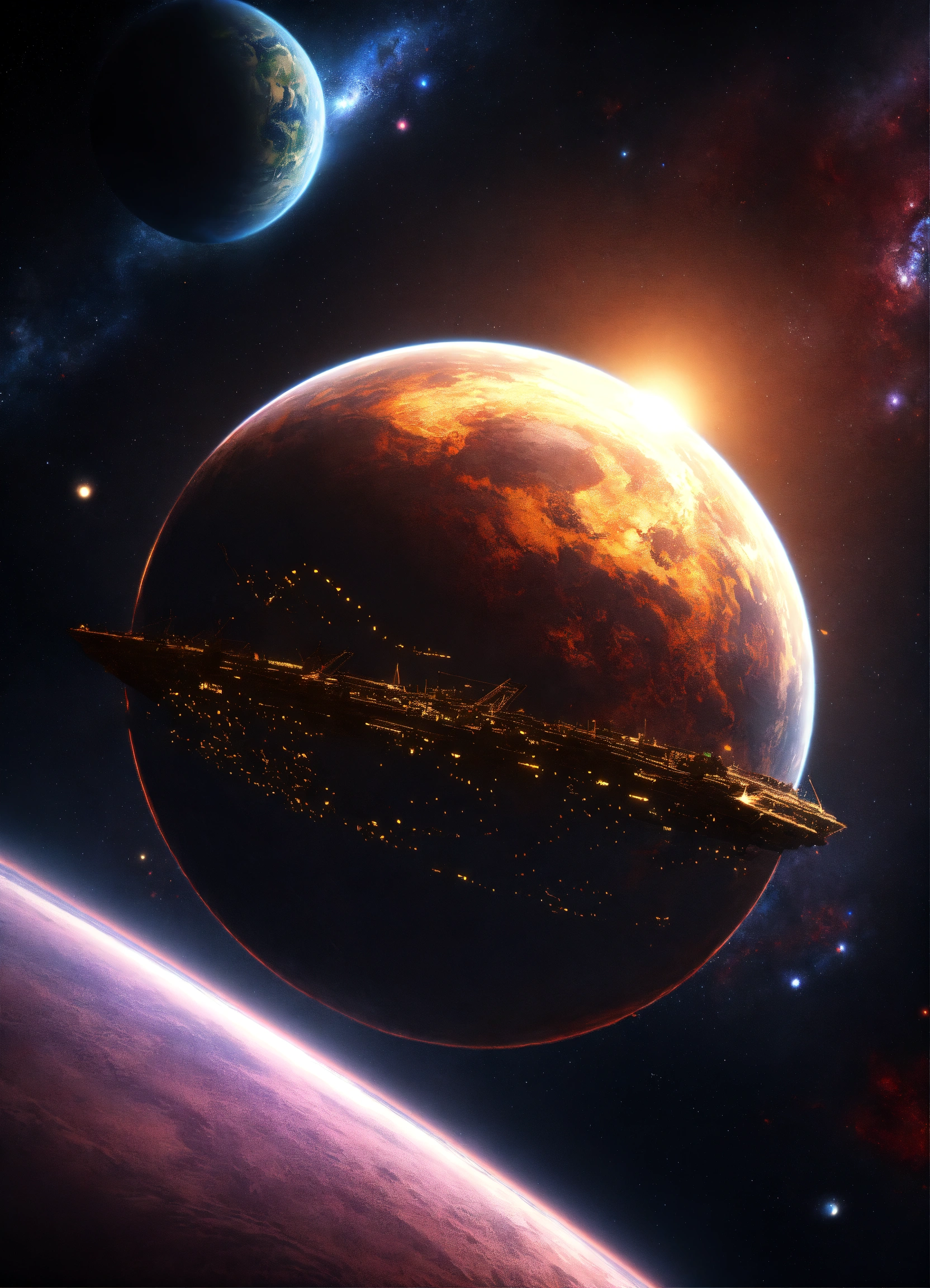 Lexica - A planet shrouded in darkness. Medieval galleons float dead in ...