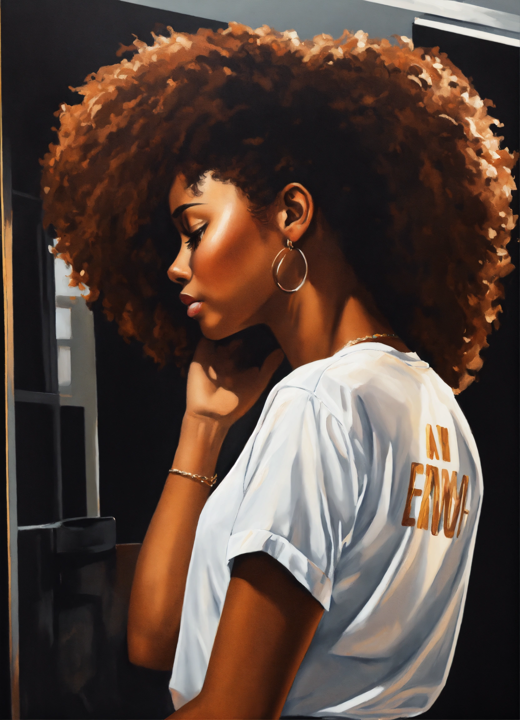 Lexica - A realistic acrylic painting, 5d, flat vector faceless ...