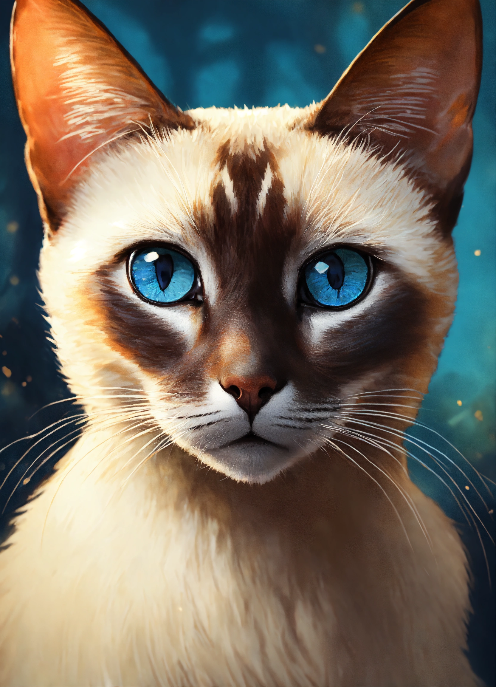 Lexica - Siamese cat boy