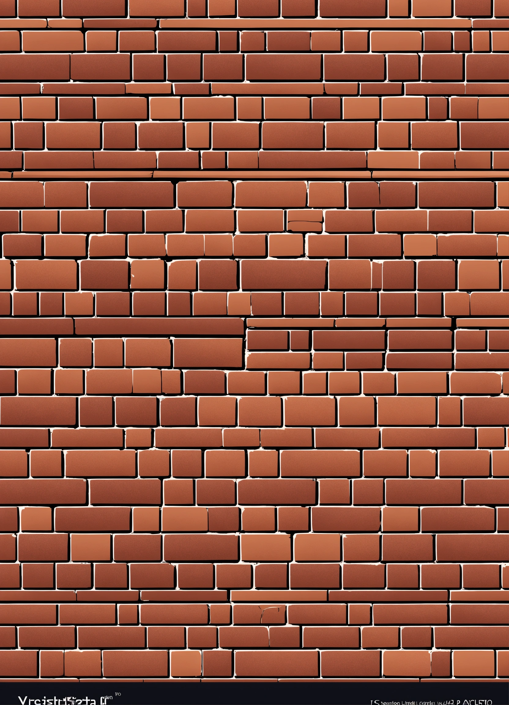 Lexica - Brick Wall, stone, ancient, vector, line art , deco