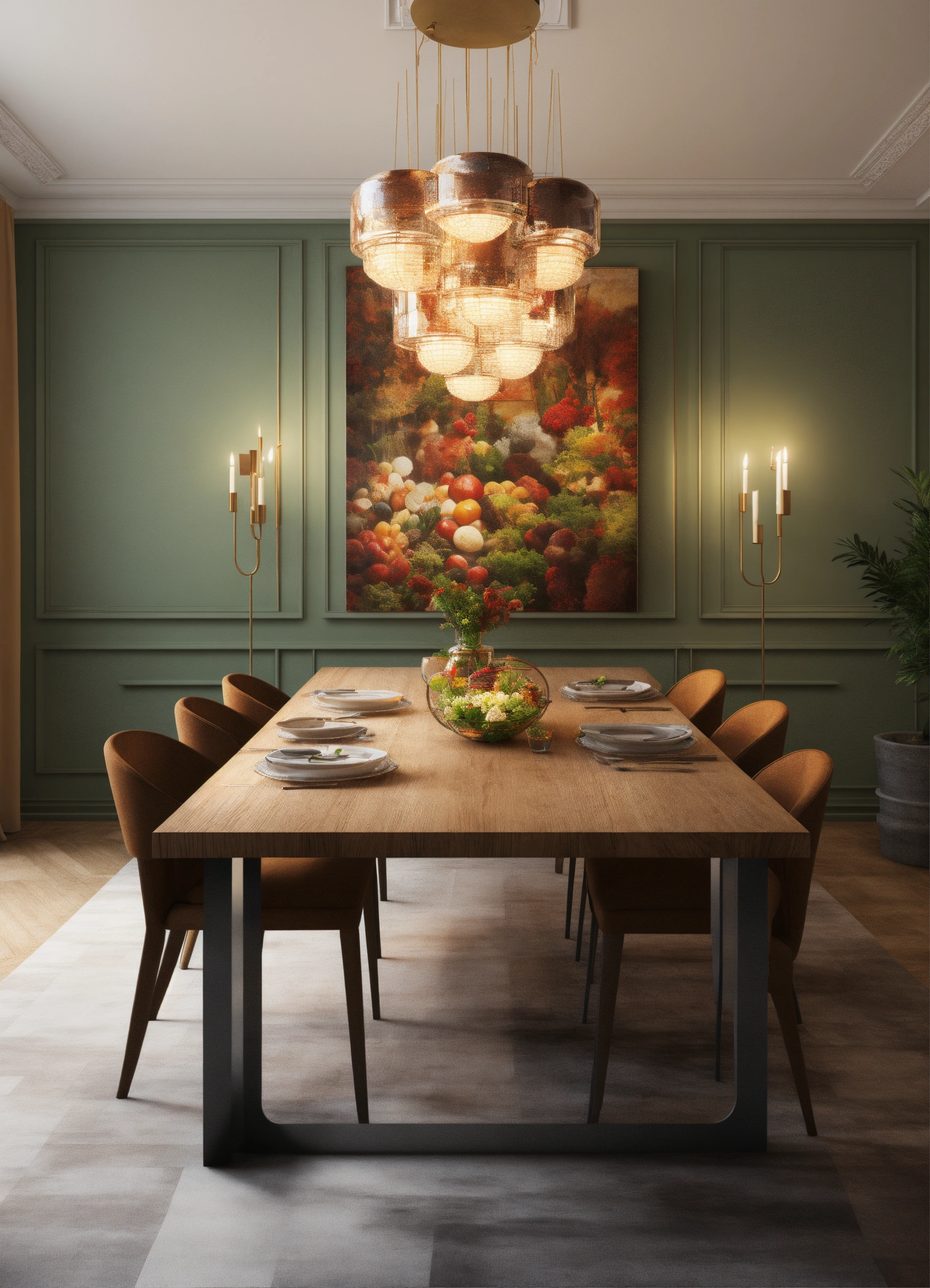 Lexica - Big design tAble for dining 3d art