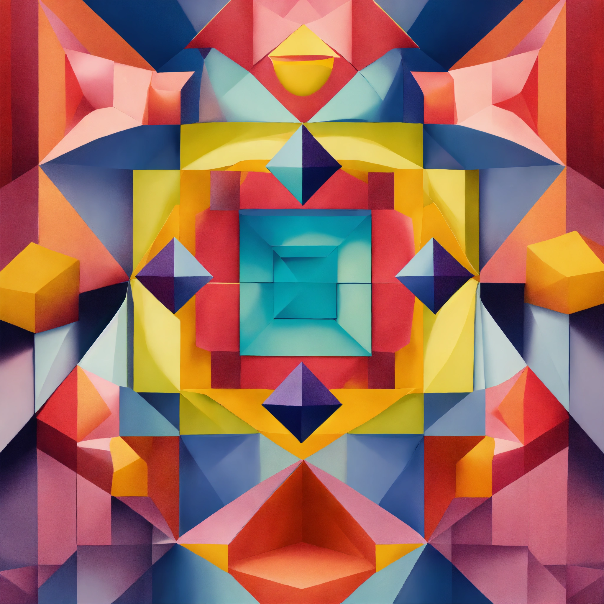 Lexica - Geometric shapes, multi-dimensional, surreal, abstract