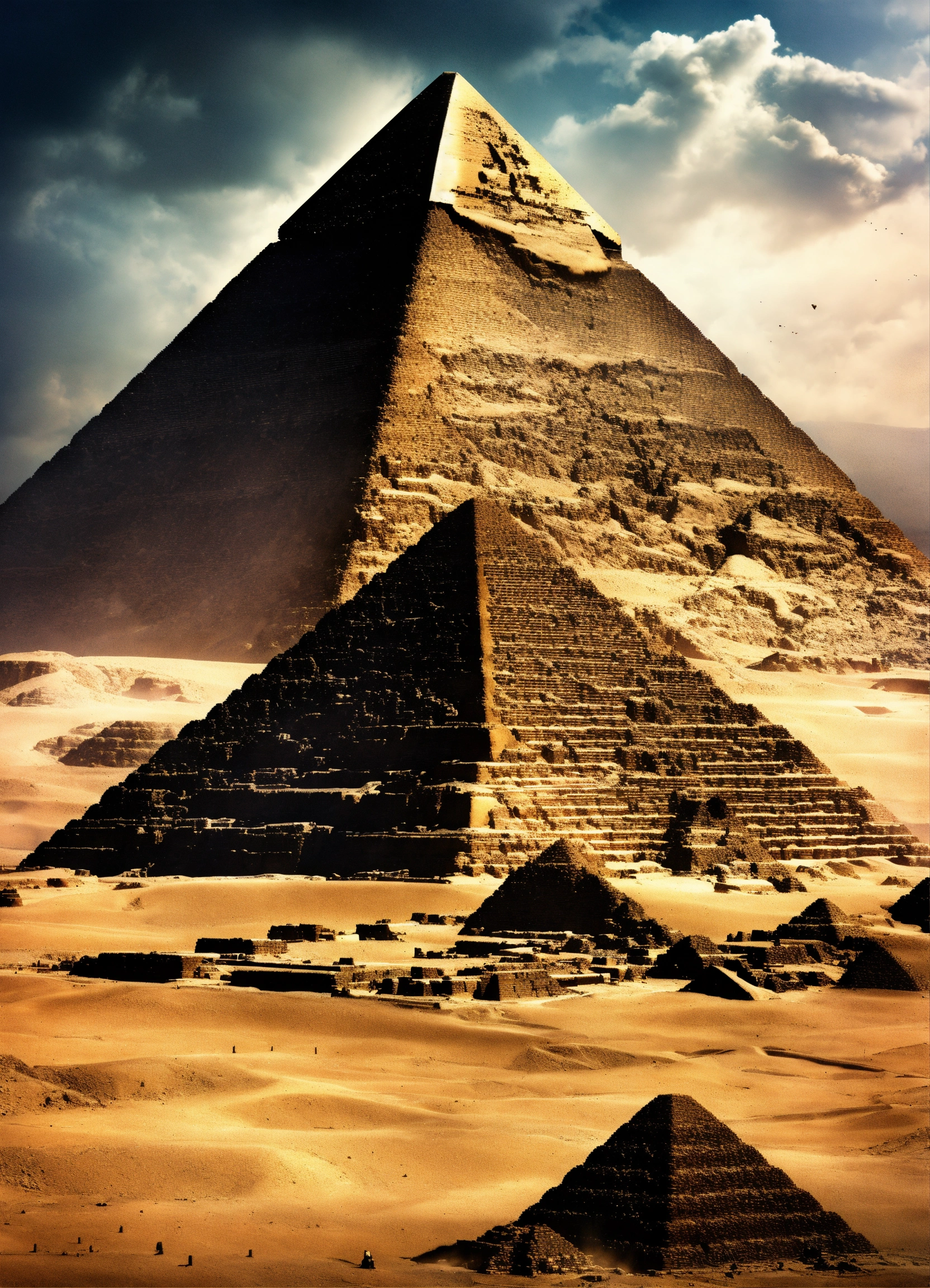 Lexica - A multitude of aliens building the great pyramid , stones ...