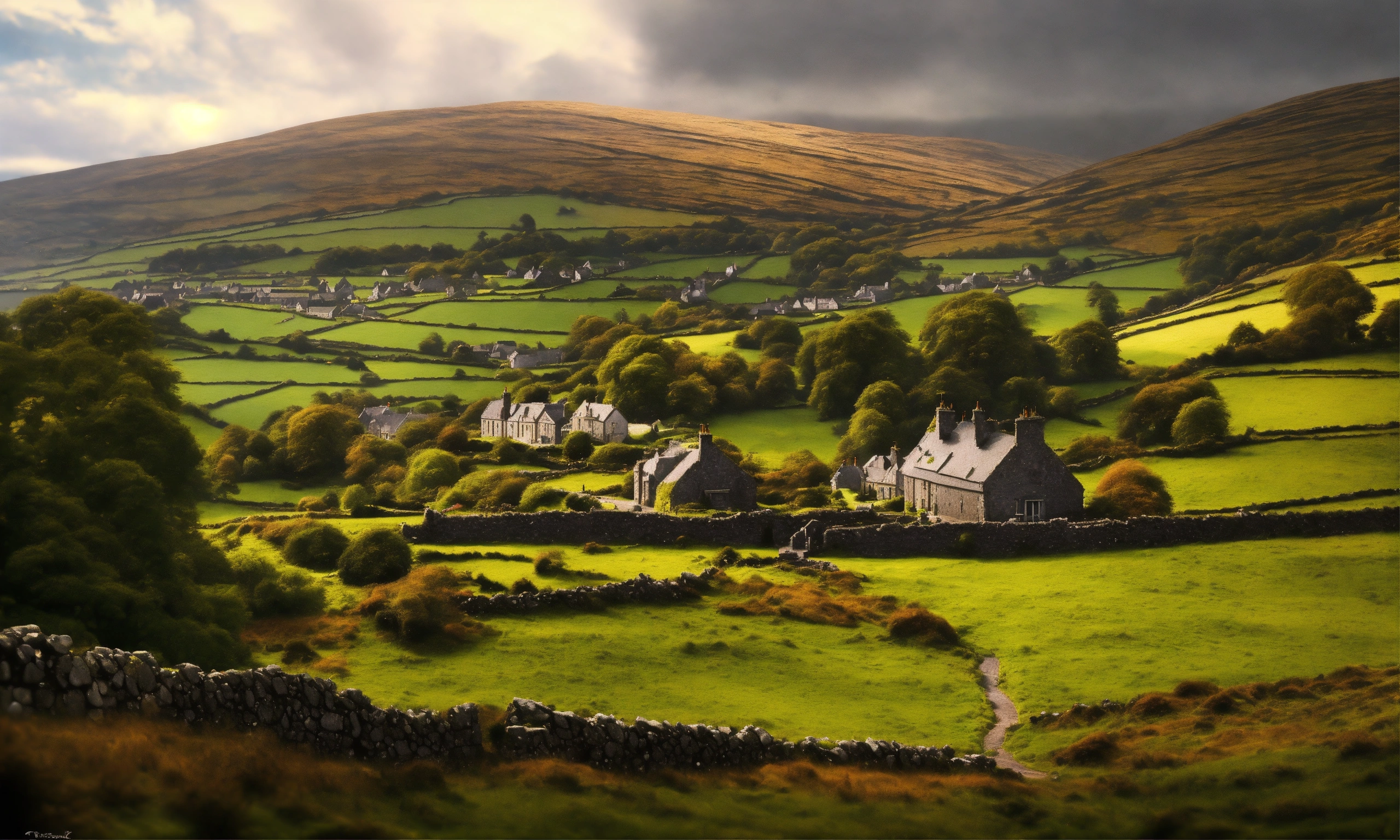Lexica - Epic shot of Ireland, ultra detailed nostalgic, vintage ...