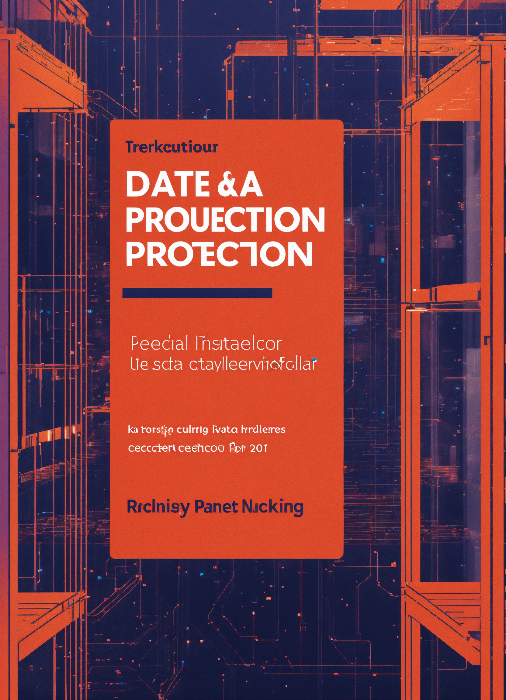 Lexica - A book cover for a legal handbook on data protection featuring ...