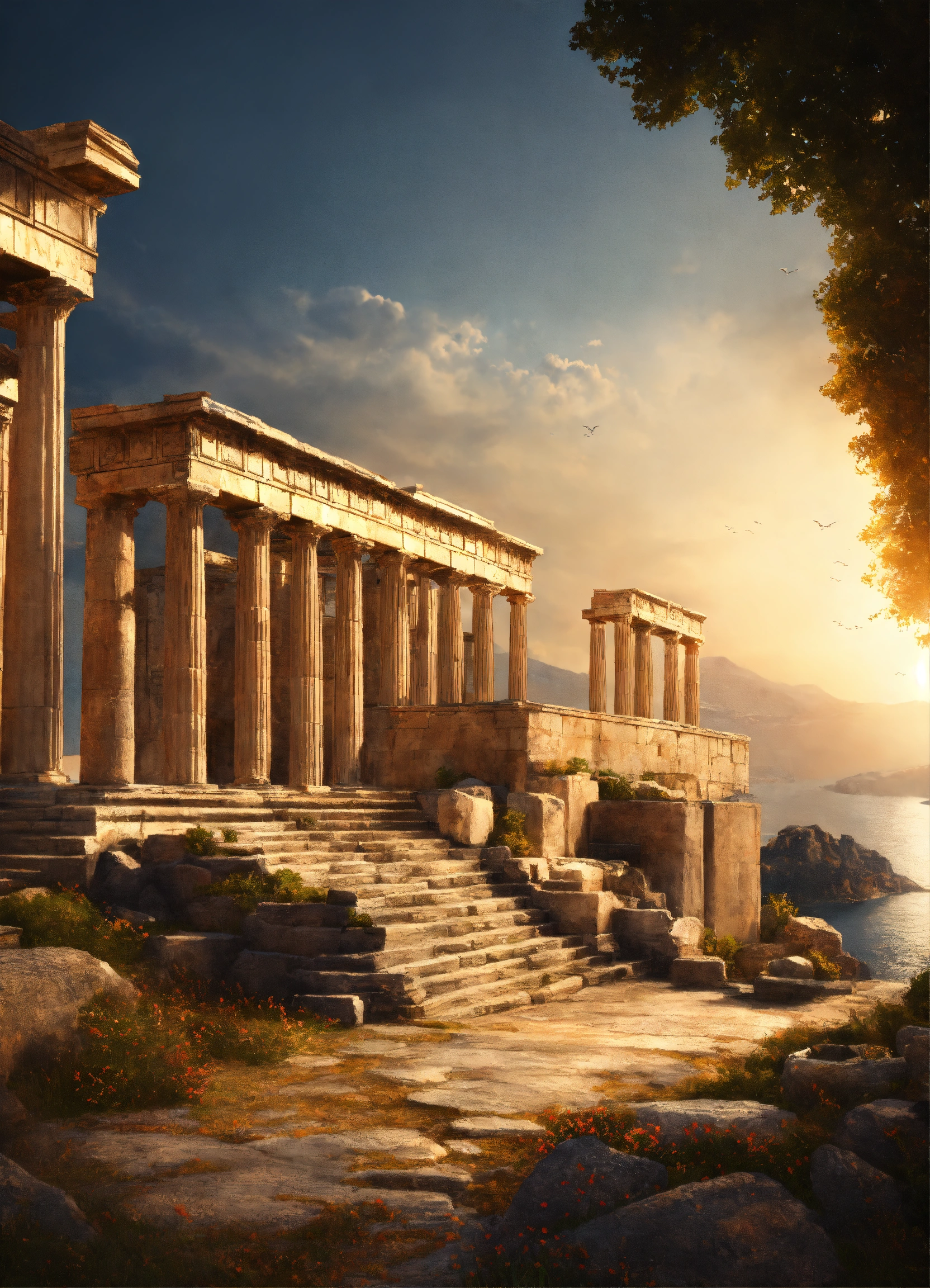 Lexica - Stoicism,ancient greece background,realistic,8k