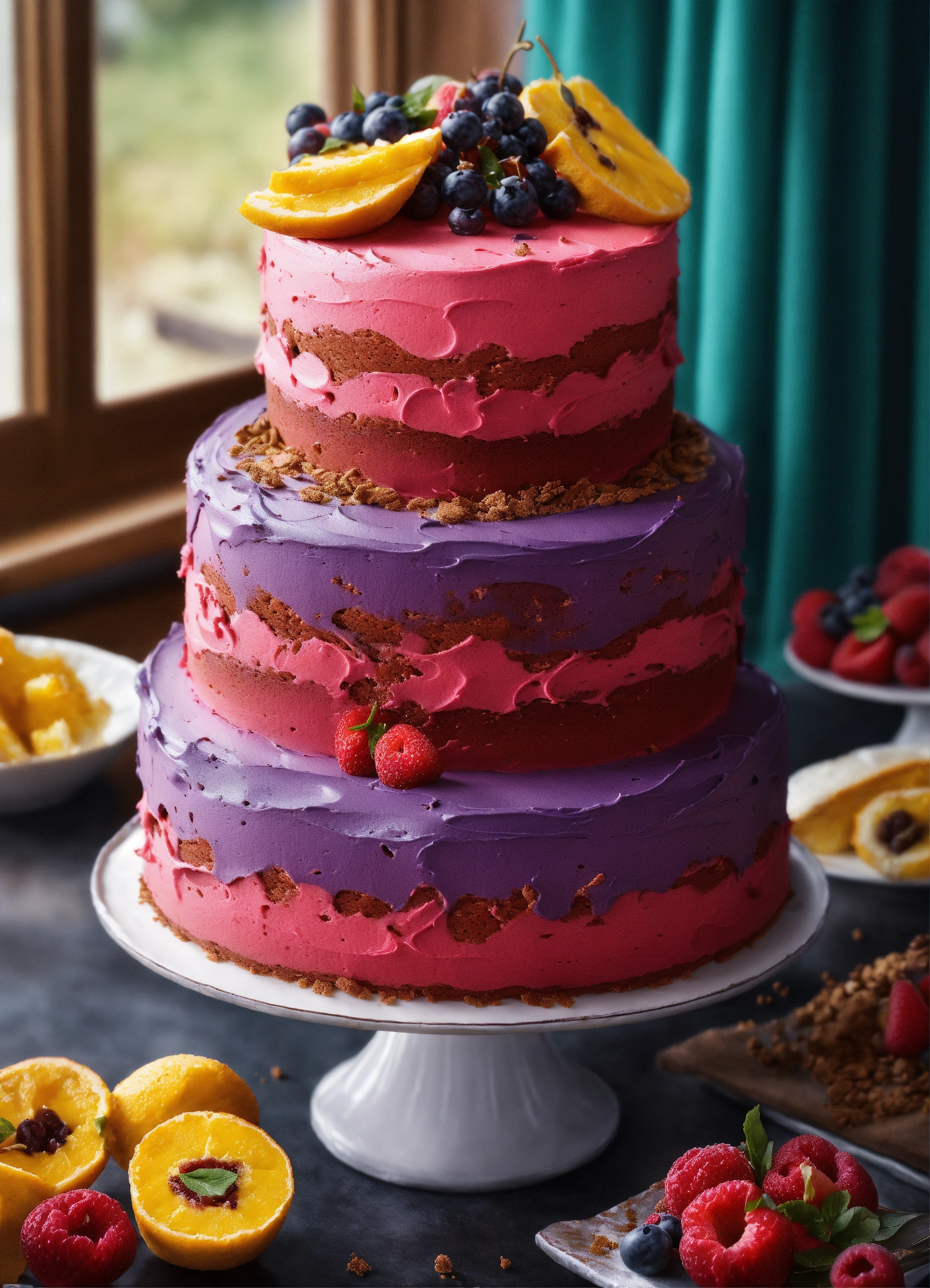 Lexica - Fabulous beautiful cakes , rich colours , realistic photo ...