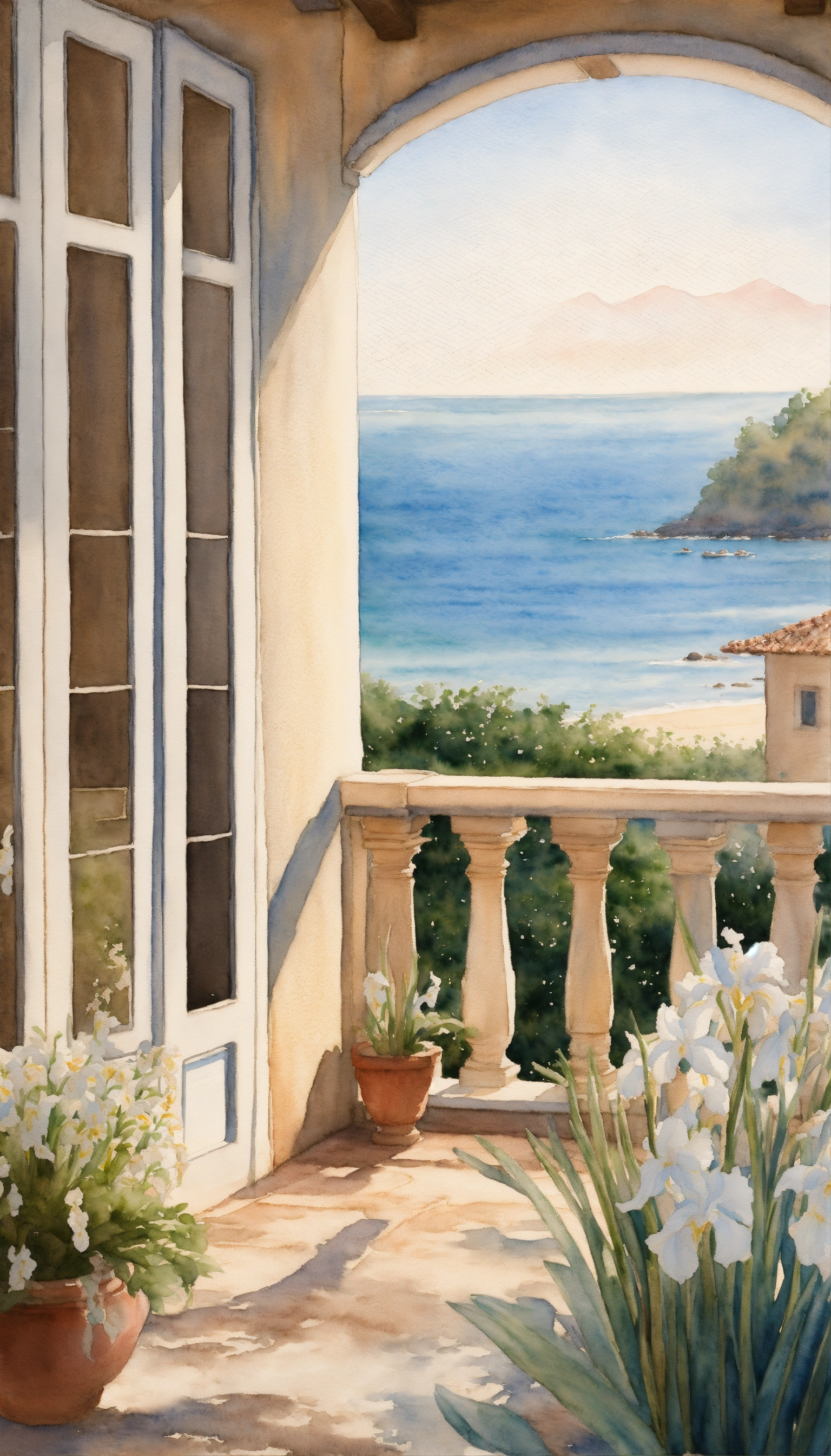 Lexica - Watercolour painting, pastel colours, warm light, intricate ...