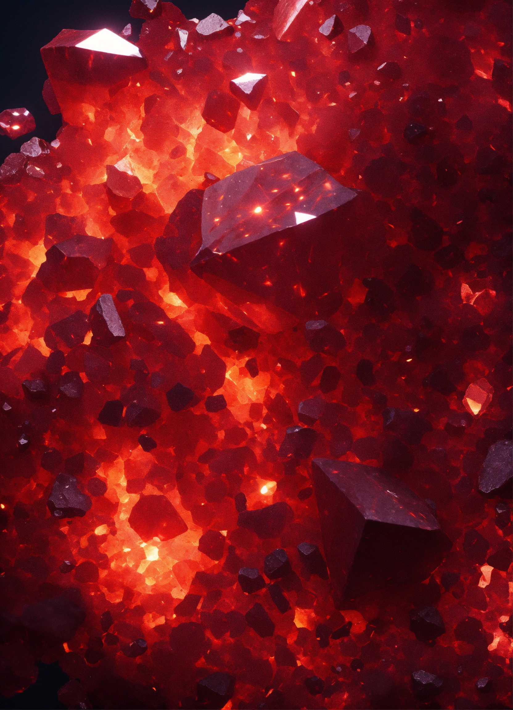 Lexica - Garnet meteorite background