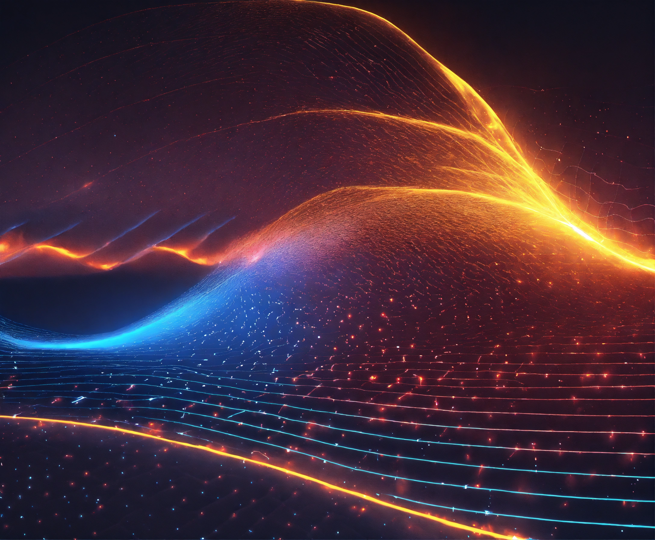 Lexica - Create an illustration of light wave as a particle. a diagram.