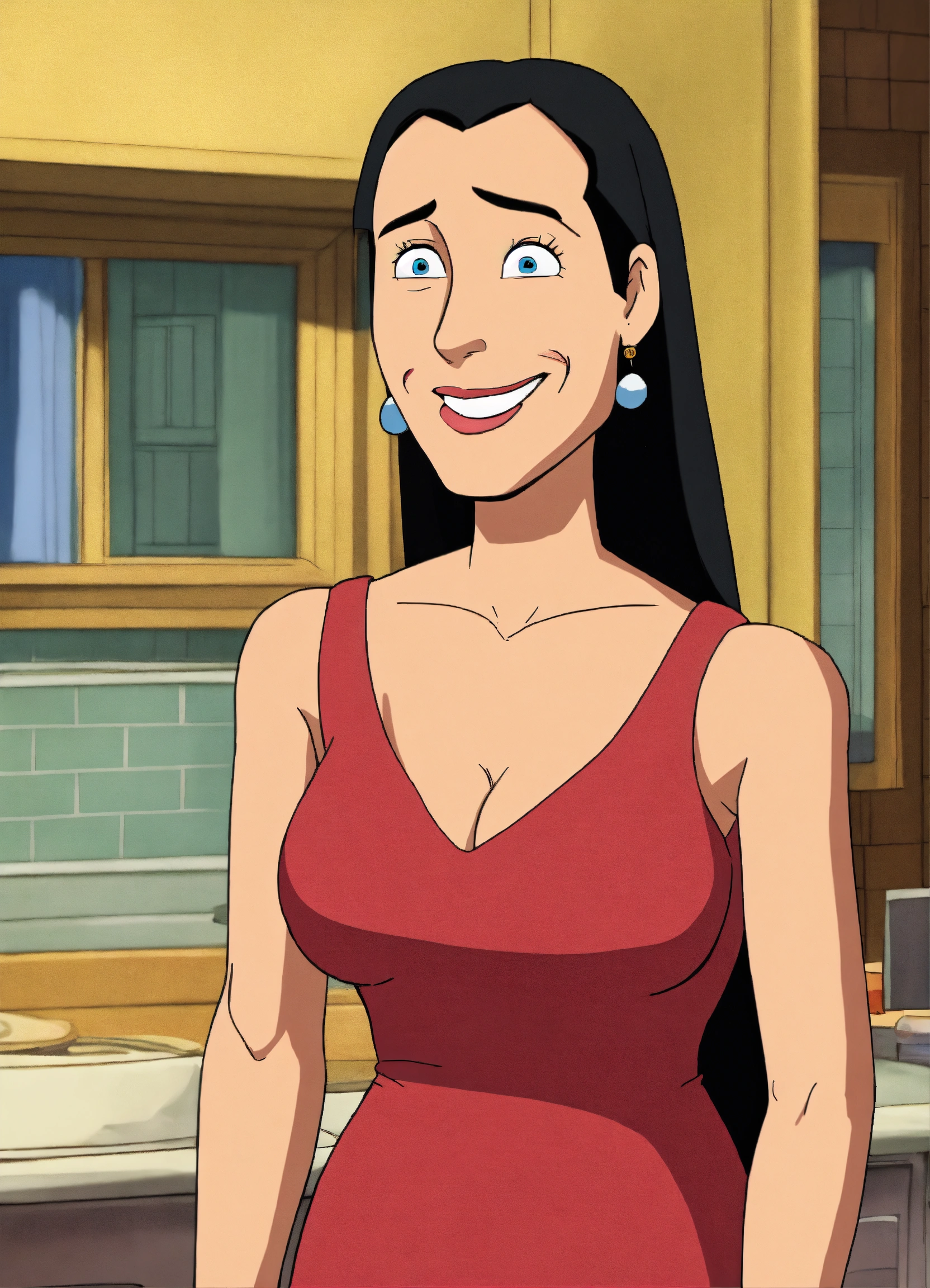 Lexica - Glenn Quagmire from Family Guy as a woman, cartoon.