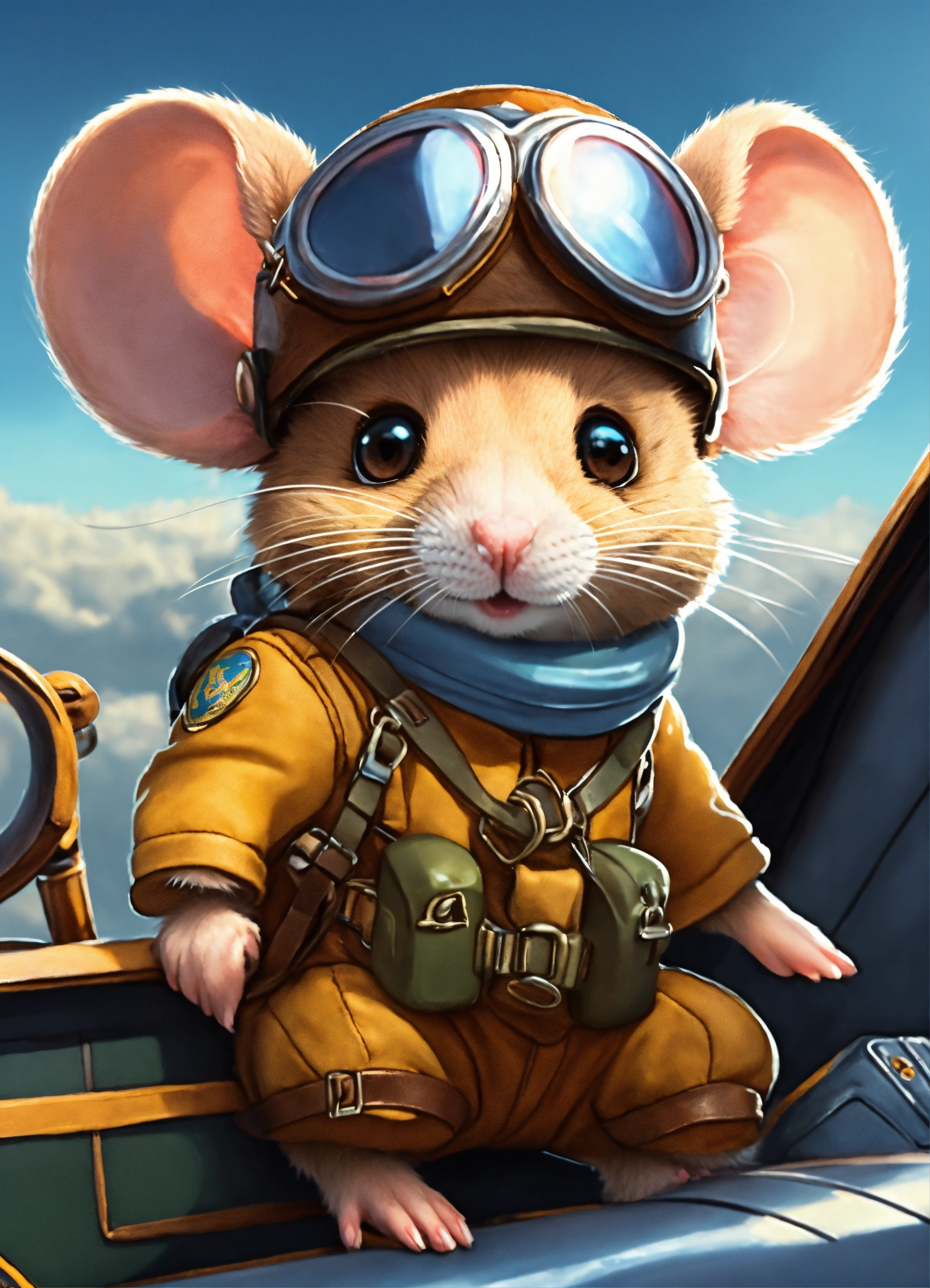 Lexica - A cute mouse pilot
