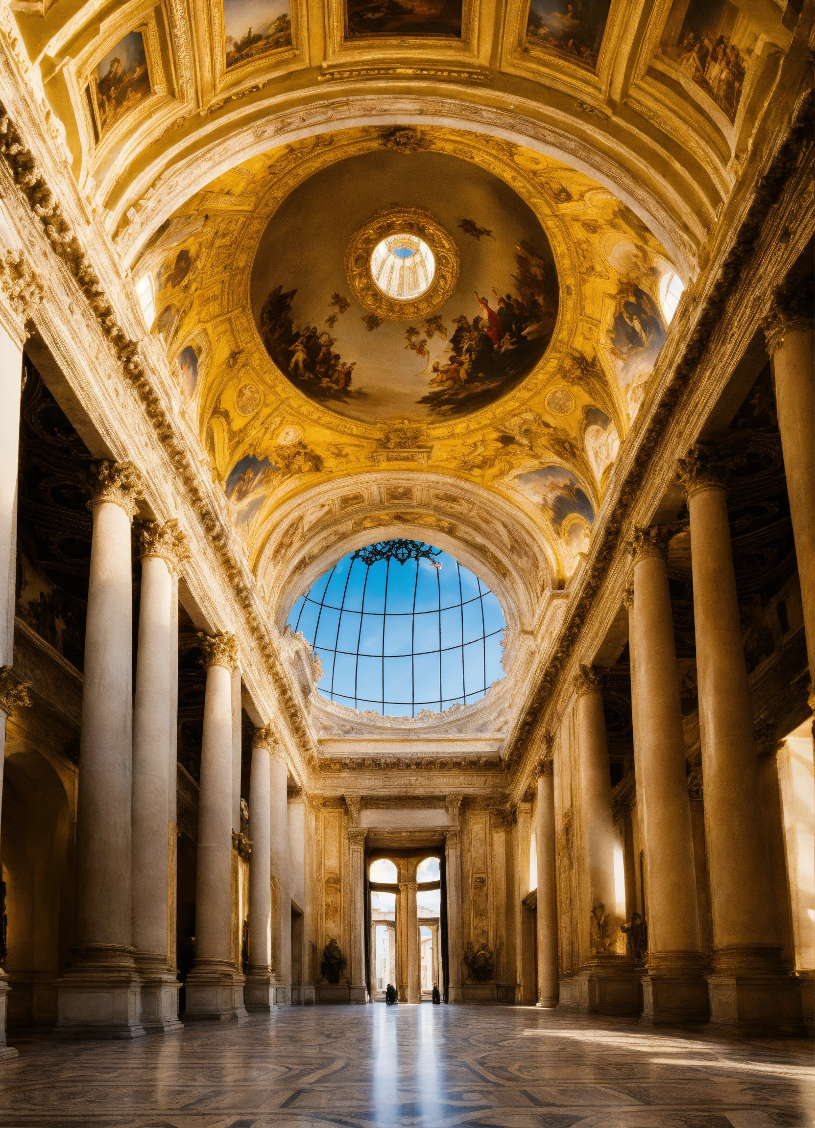 Lexica - A large italian beautiful royal palace with a dome