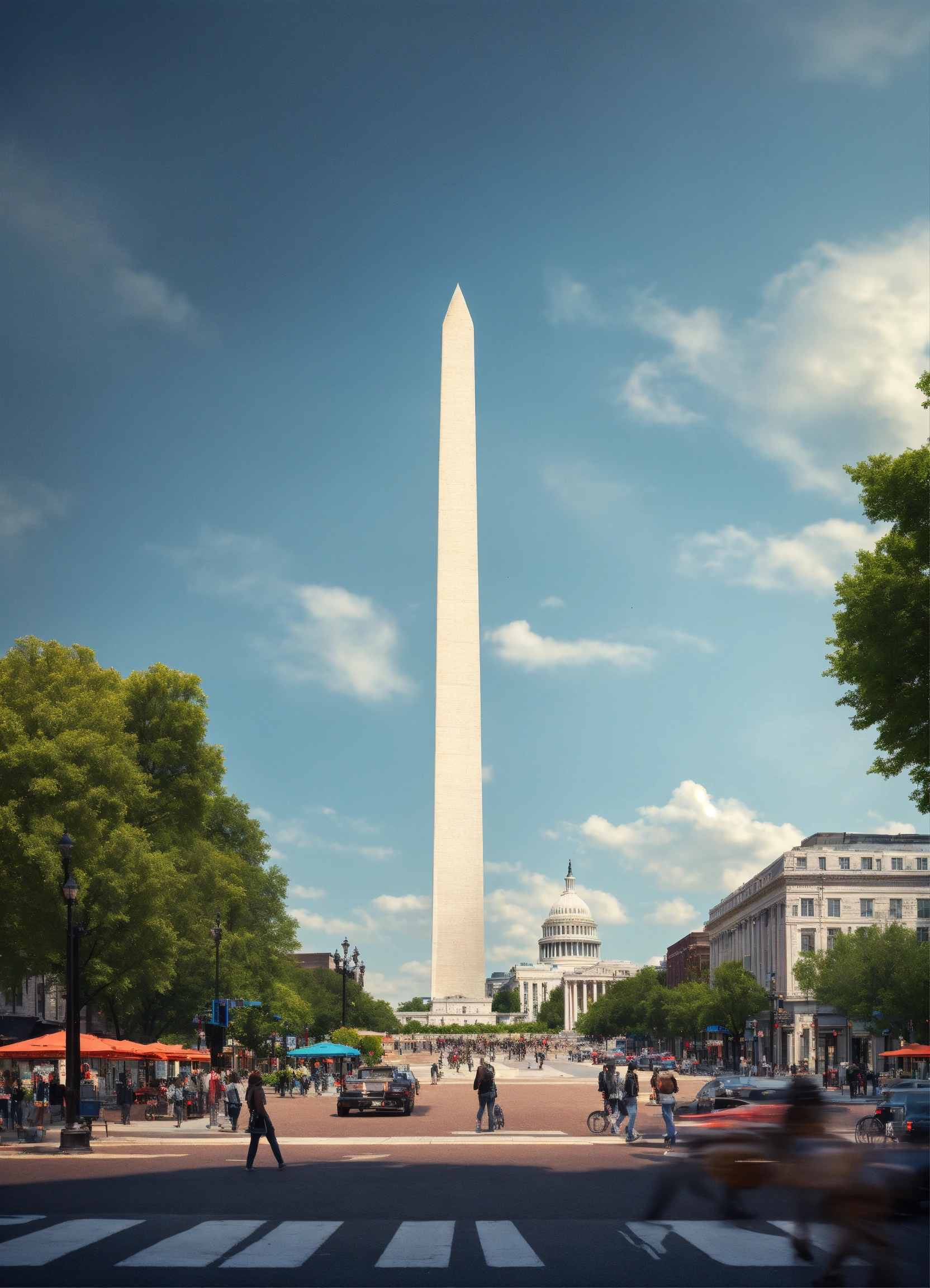 Lexica - Washington DC cityscape, include famous landmark of city, city ...