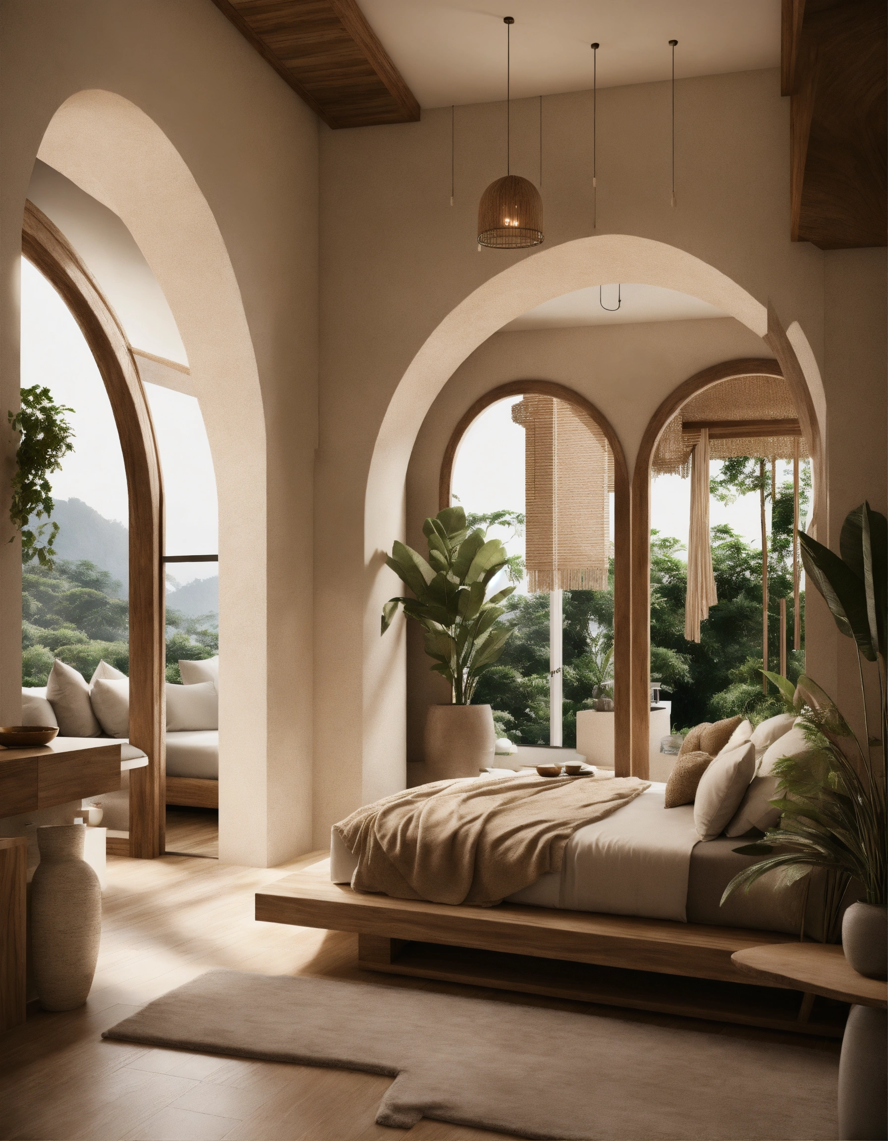 Lexica - Ultra realistic photo of Modern take on bali inspired small ...