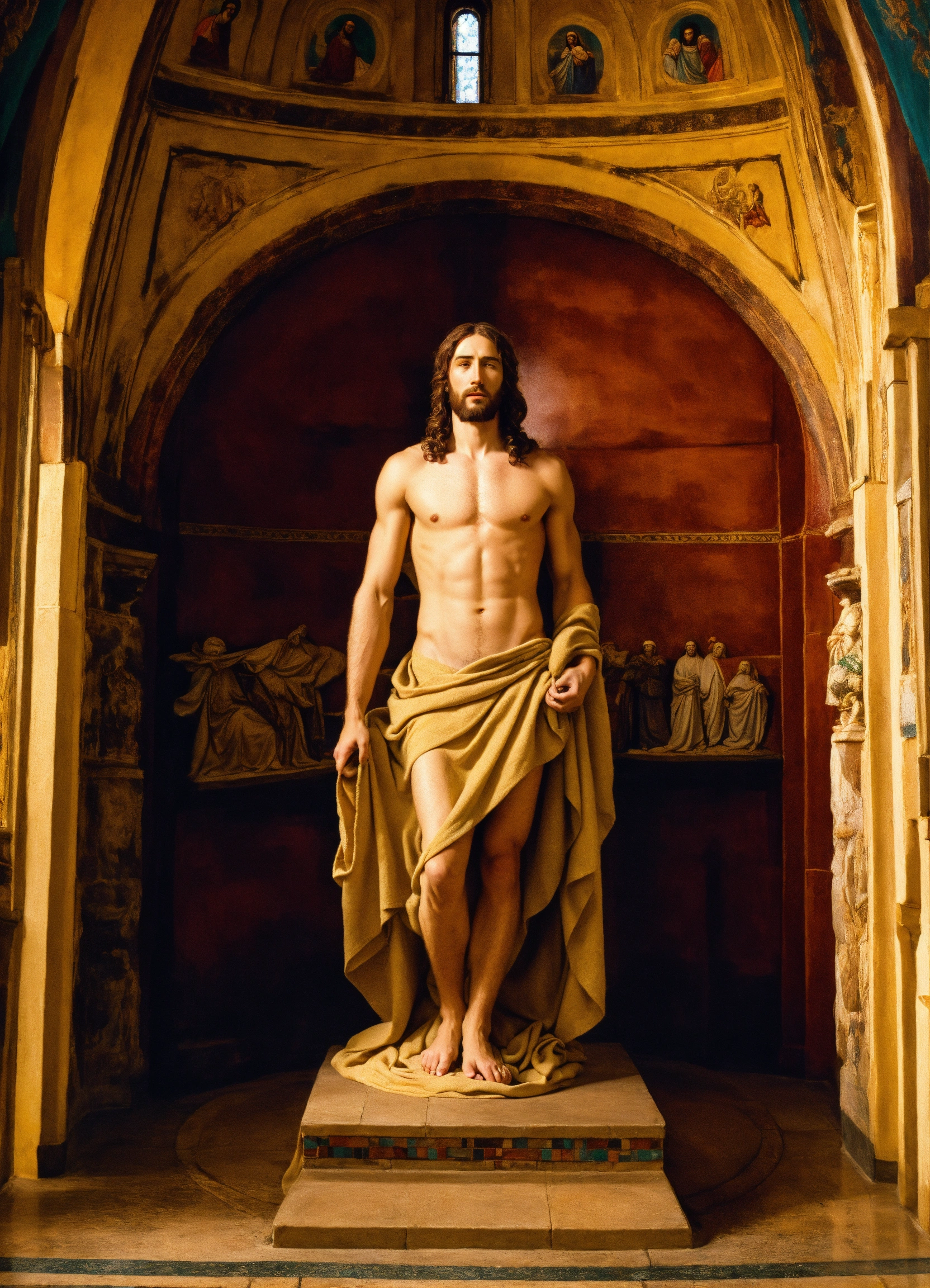 Lexica - Jesus christ body inside the romb