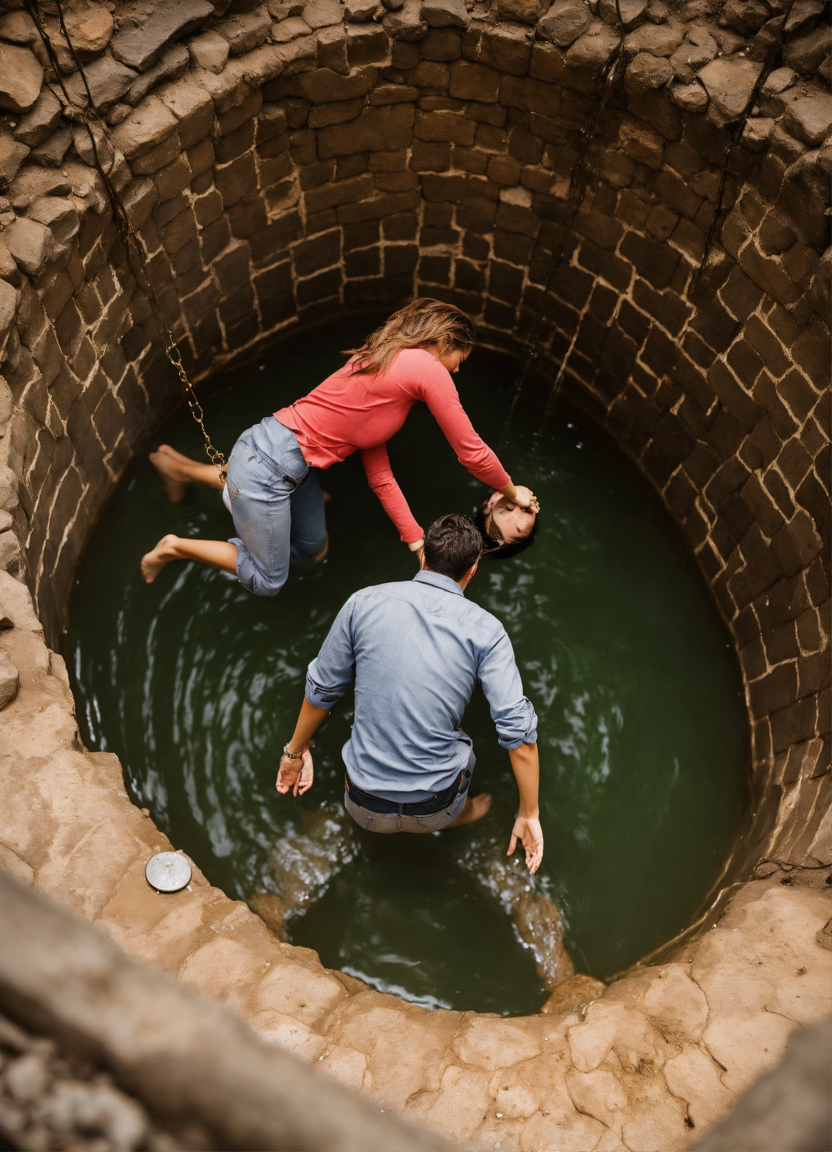 Lexica - Helpless individual desperately trying to rescue their beloved ...