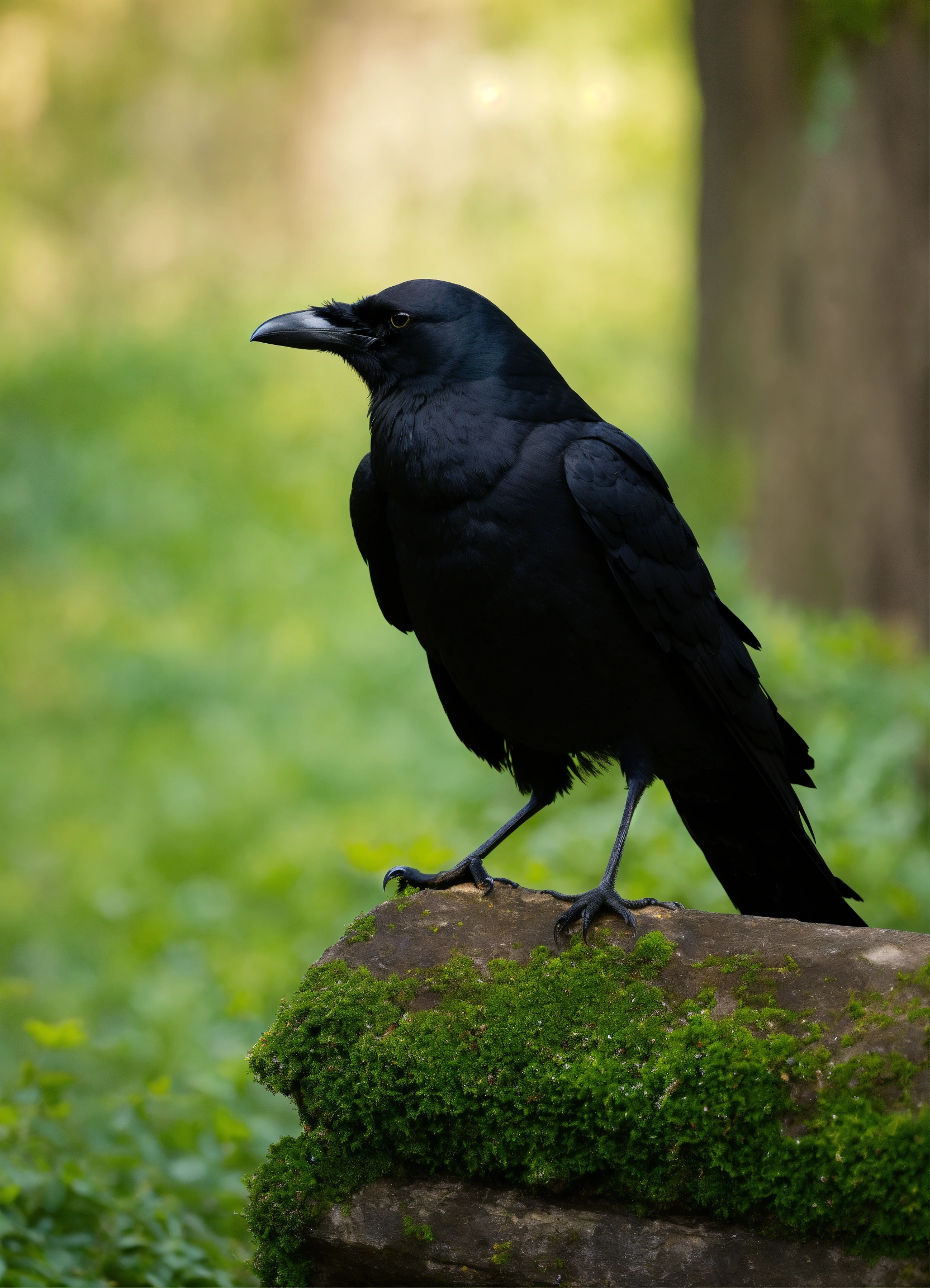 Lexica - A black crow, back an