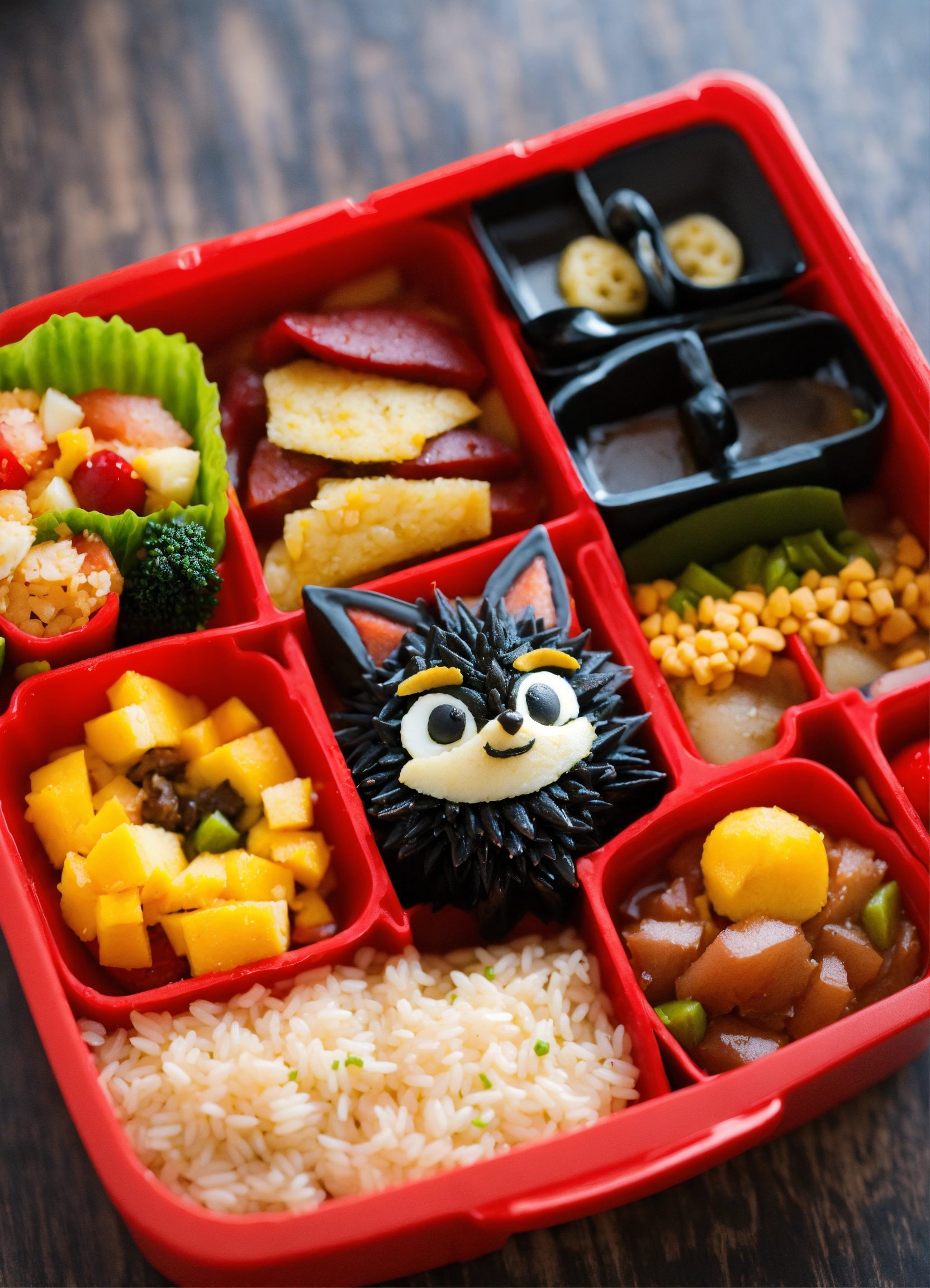 Lexica - Shadow the Hedgehog inspired bento box