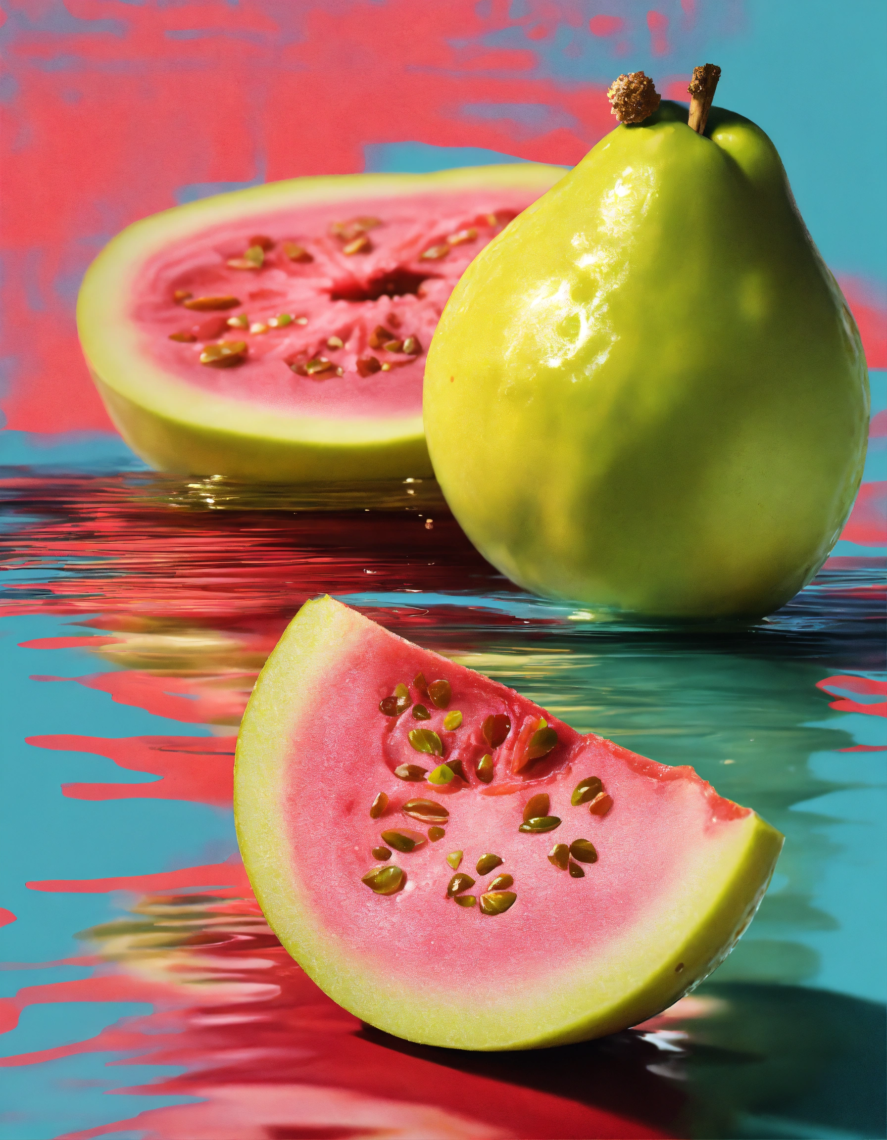 Lexica - The combinations of guava image blended beautifully with ...