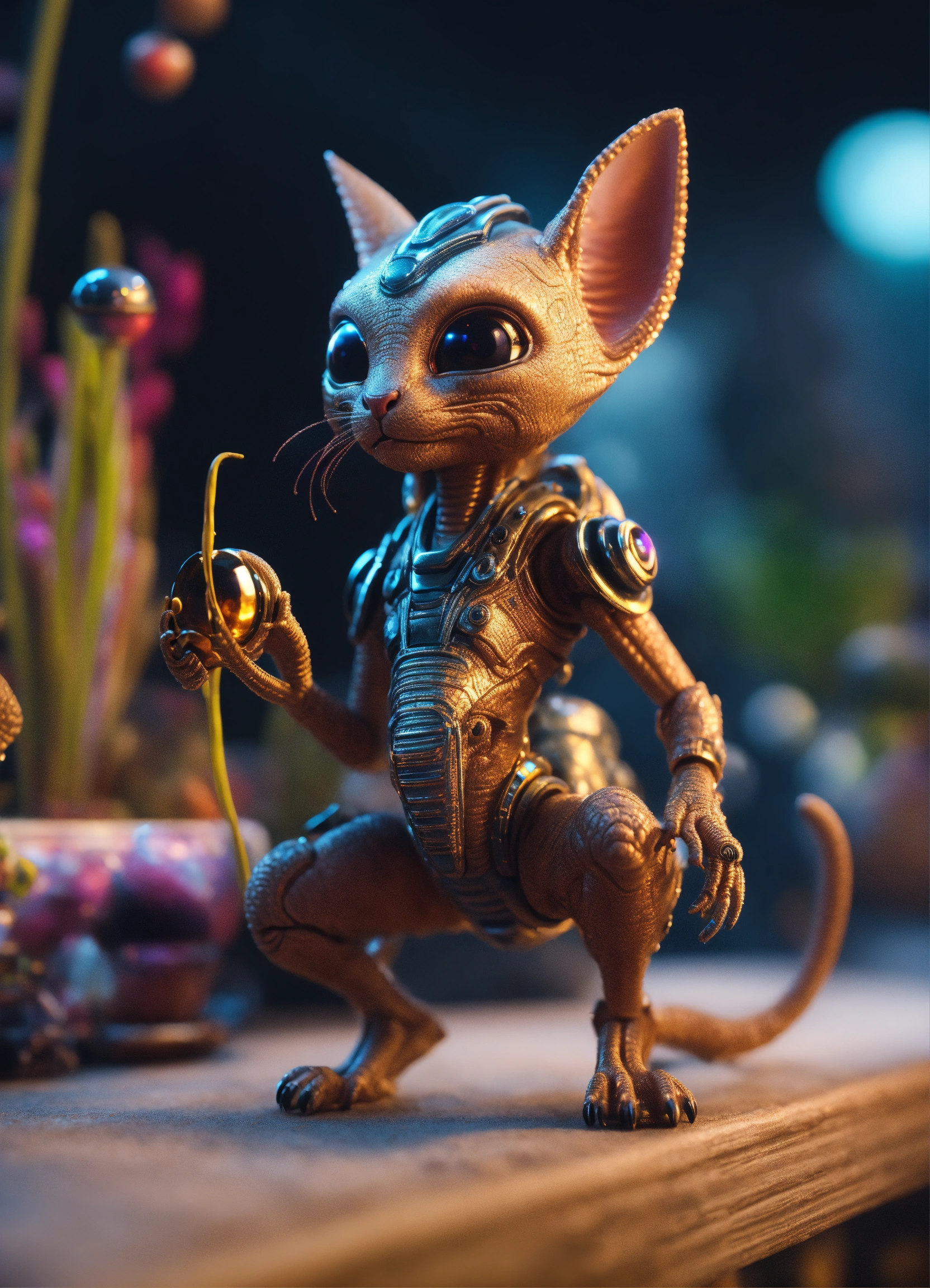 Lexica - Many friendly alien race individuals. fantasy, sharp focus ...