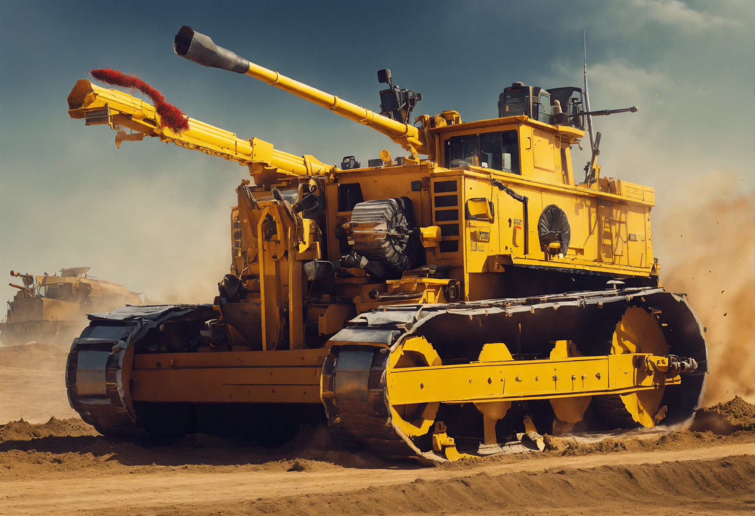 Lexica - Killdozer, with plow, and Gatling guns