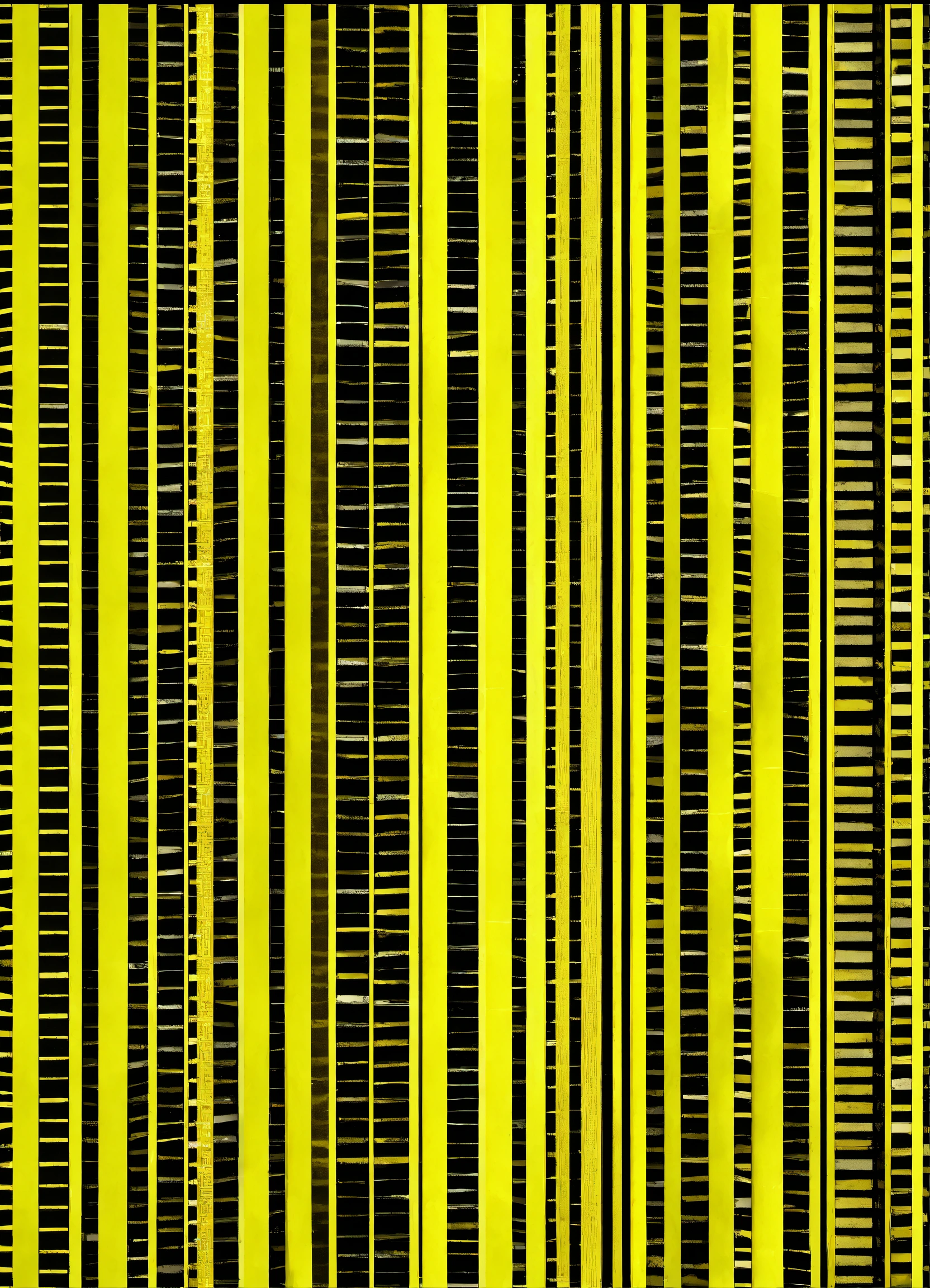 Lexica - Bande verticale jaune et noir pattern