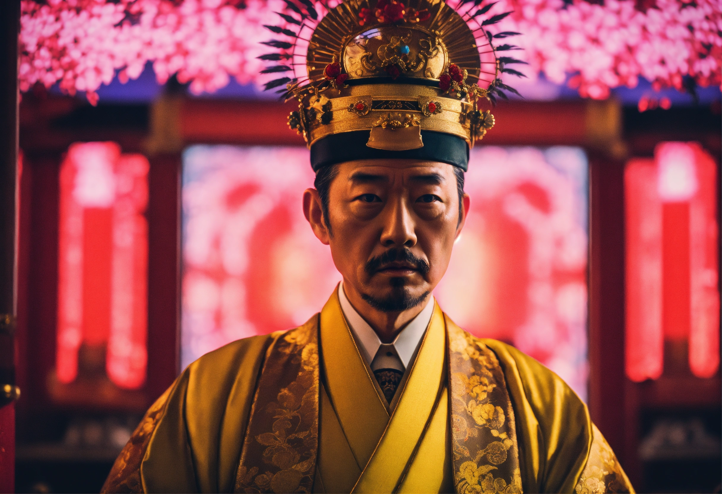 Lexica - A Japanese Emperor, 4k, vintage photo, reflection, beautiful ...