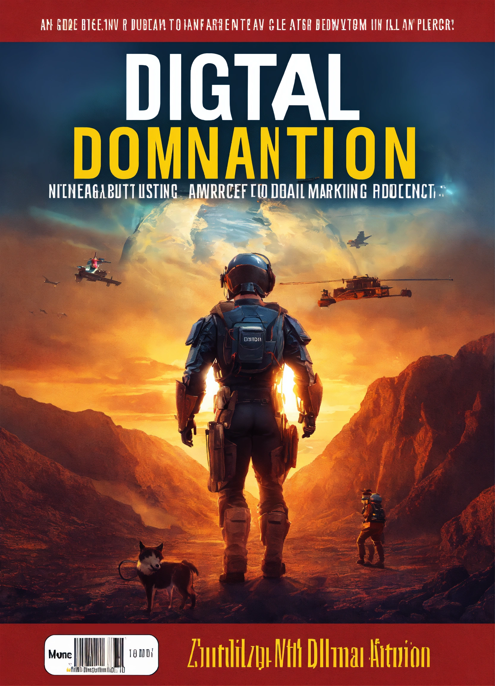 Lexica - Create an ebook cover with the title Digital Domination A ...