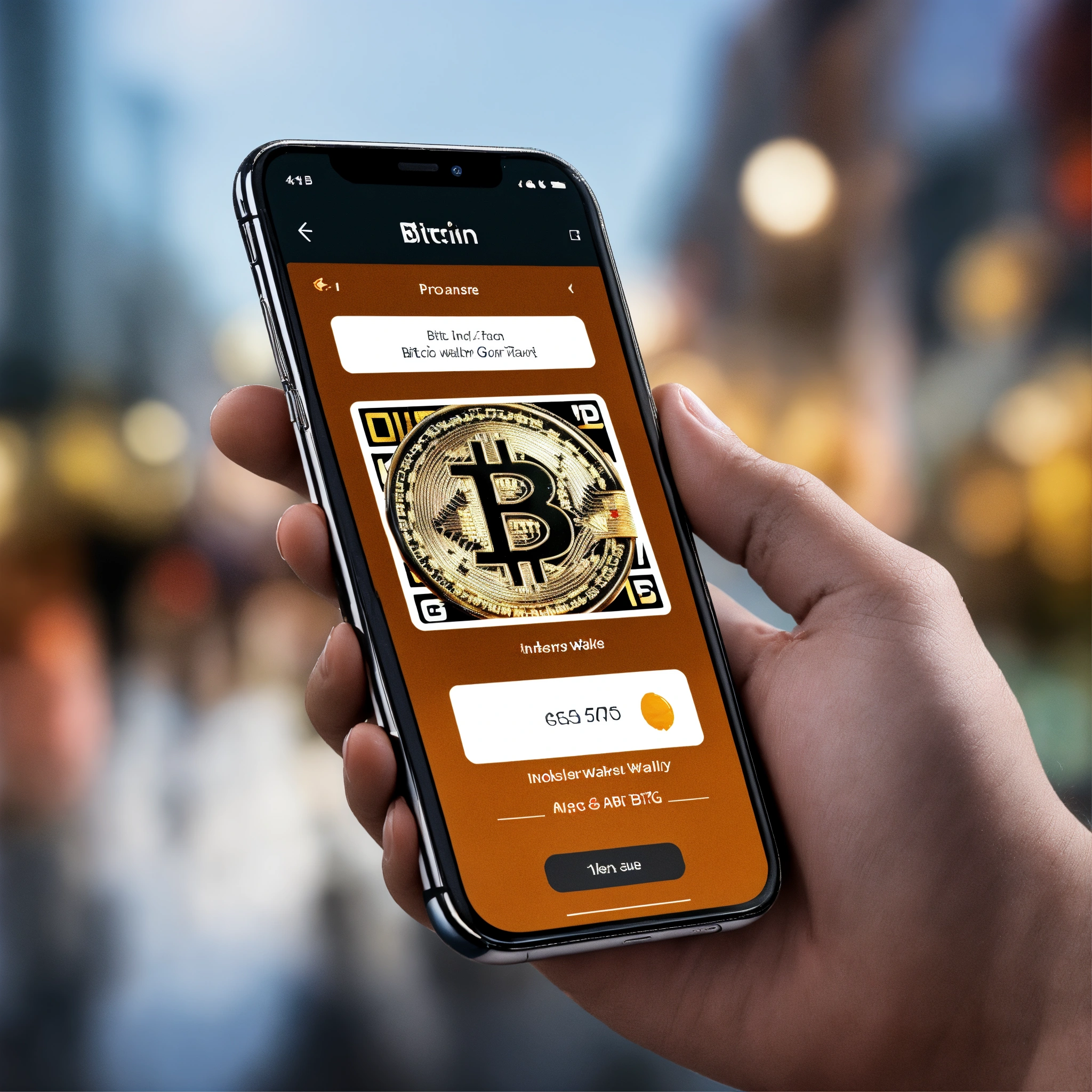 Lexica - Generate images regarding the Article, A Bitcoin wallet app ...