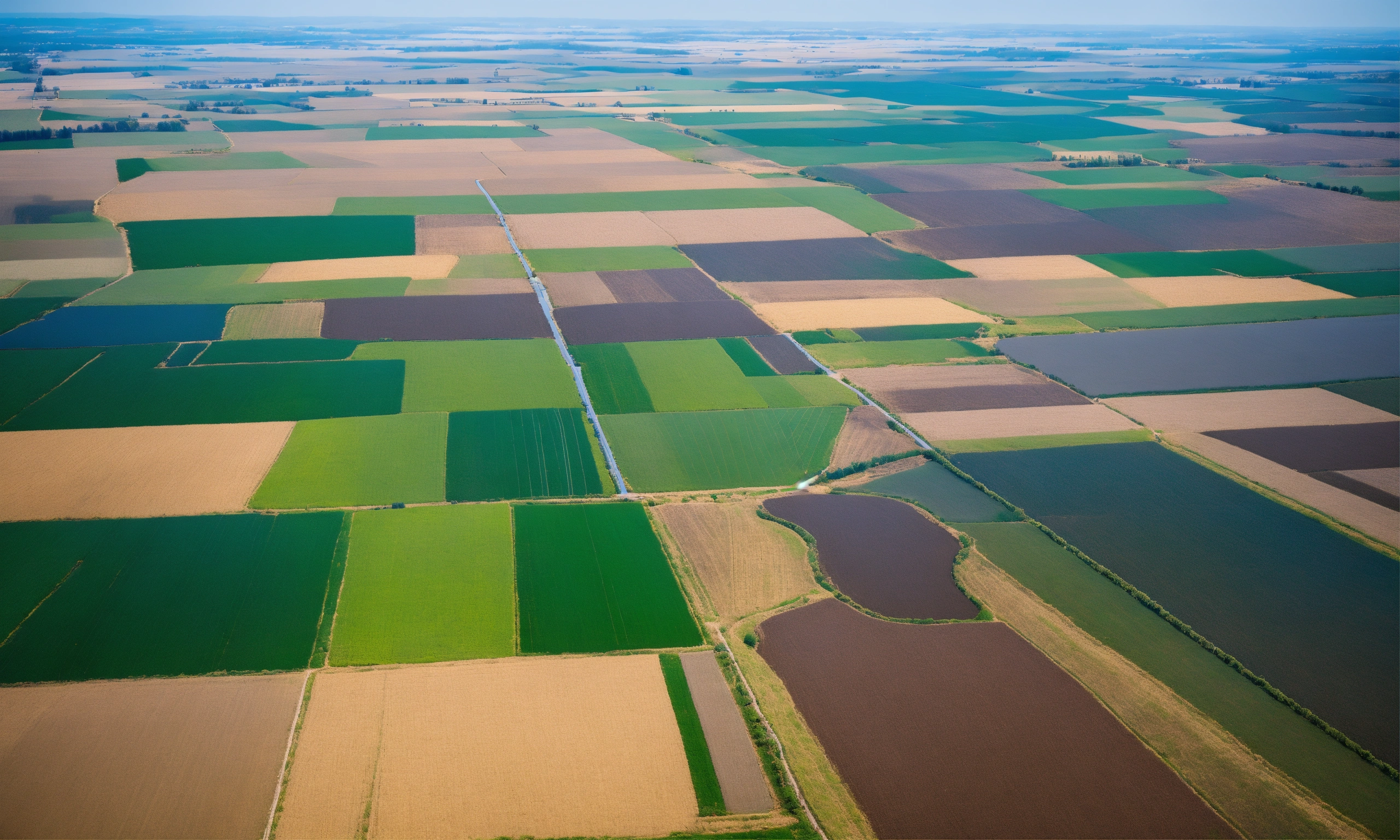 Lexica - View on a many hundreds of fields with pivot round irrigation ...