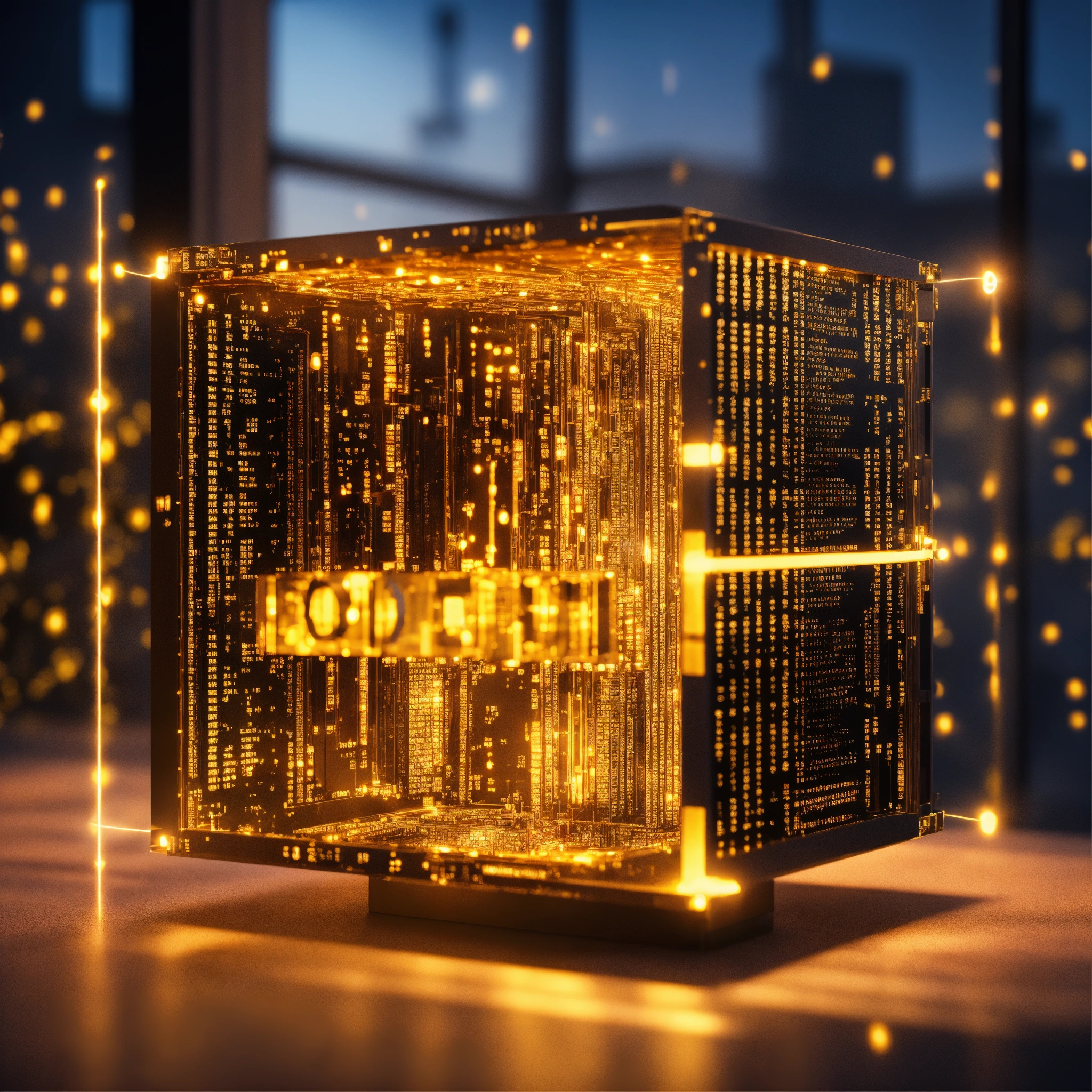 Lexica - Ultra realistic в взphoto of a very high tech 3d software code ...