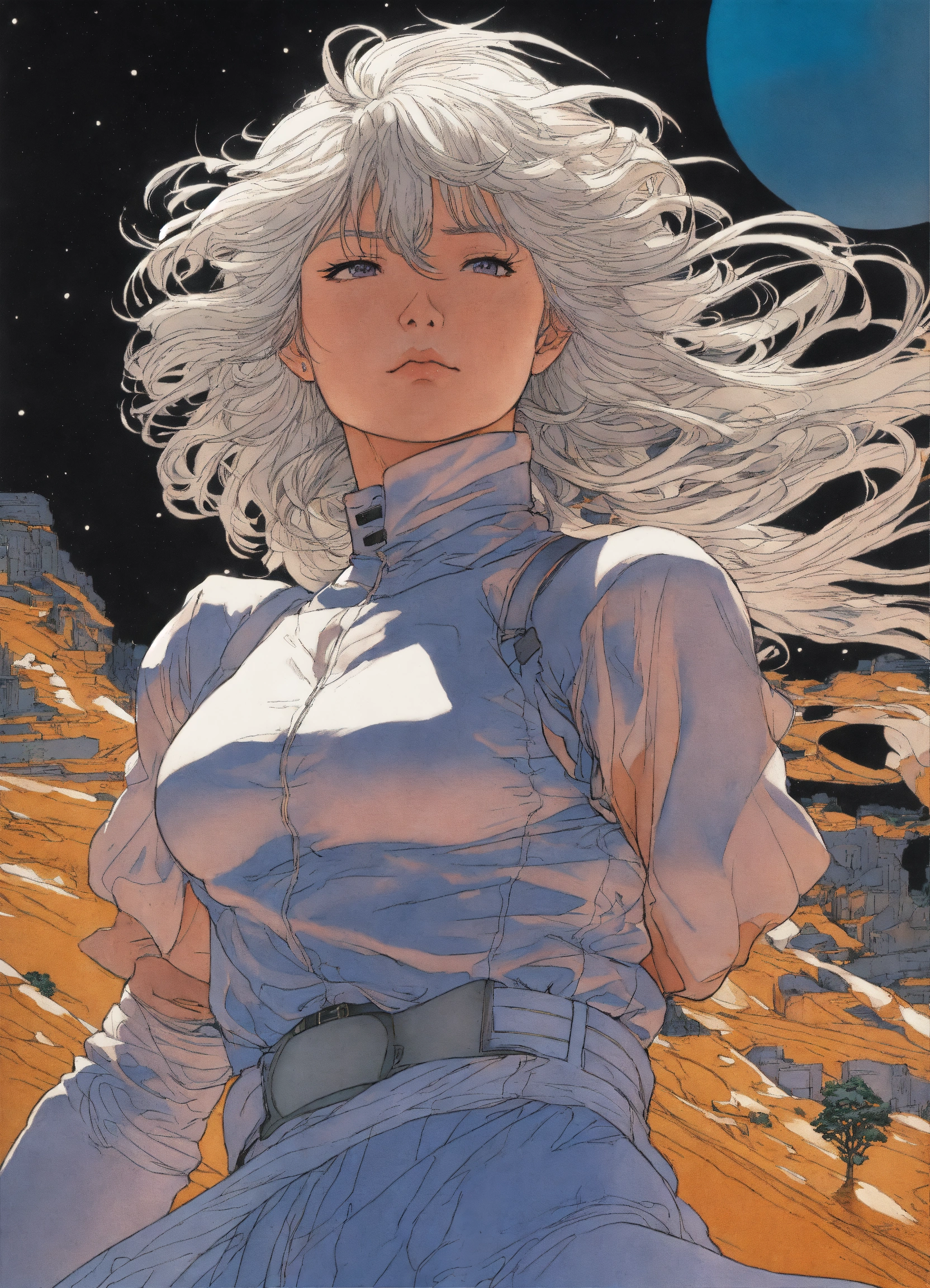 Lexica - Body shot, dynamic pose, Hyper detailed manga anime cel Art ...