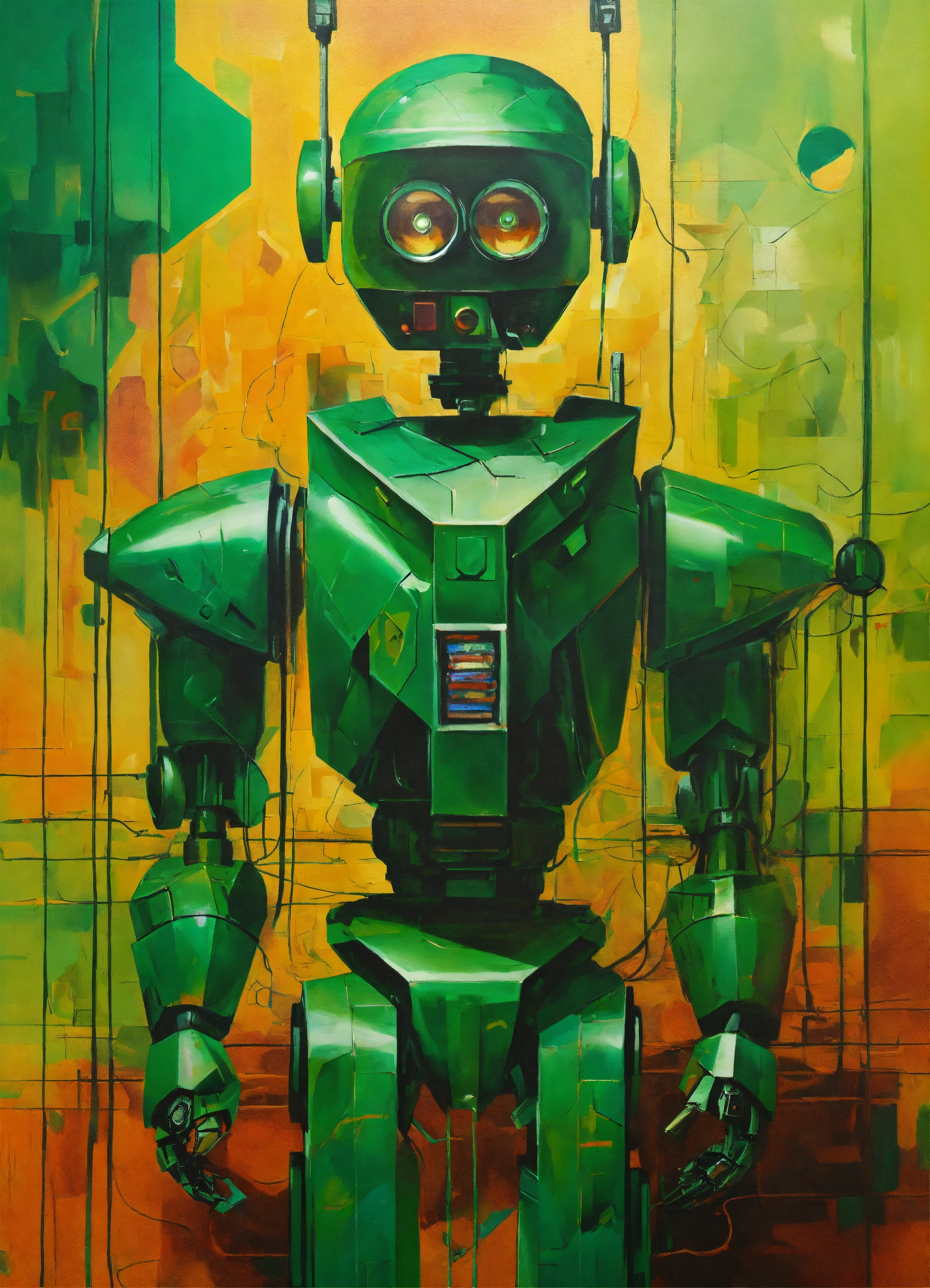 Lexica - Abstract design of an adventurous robot in the 5th dimension ...