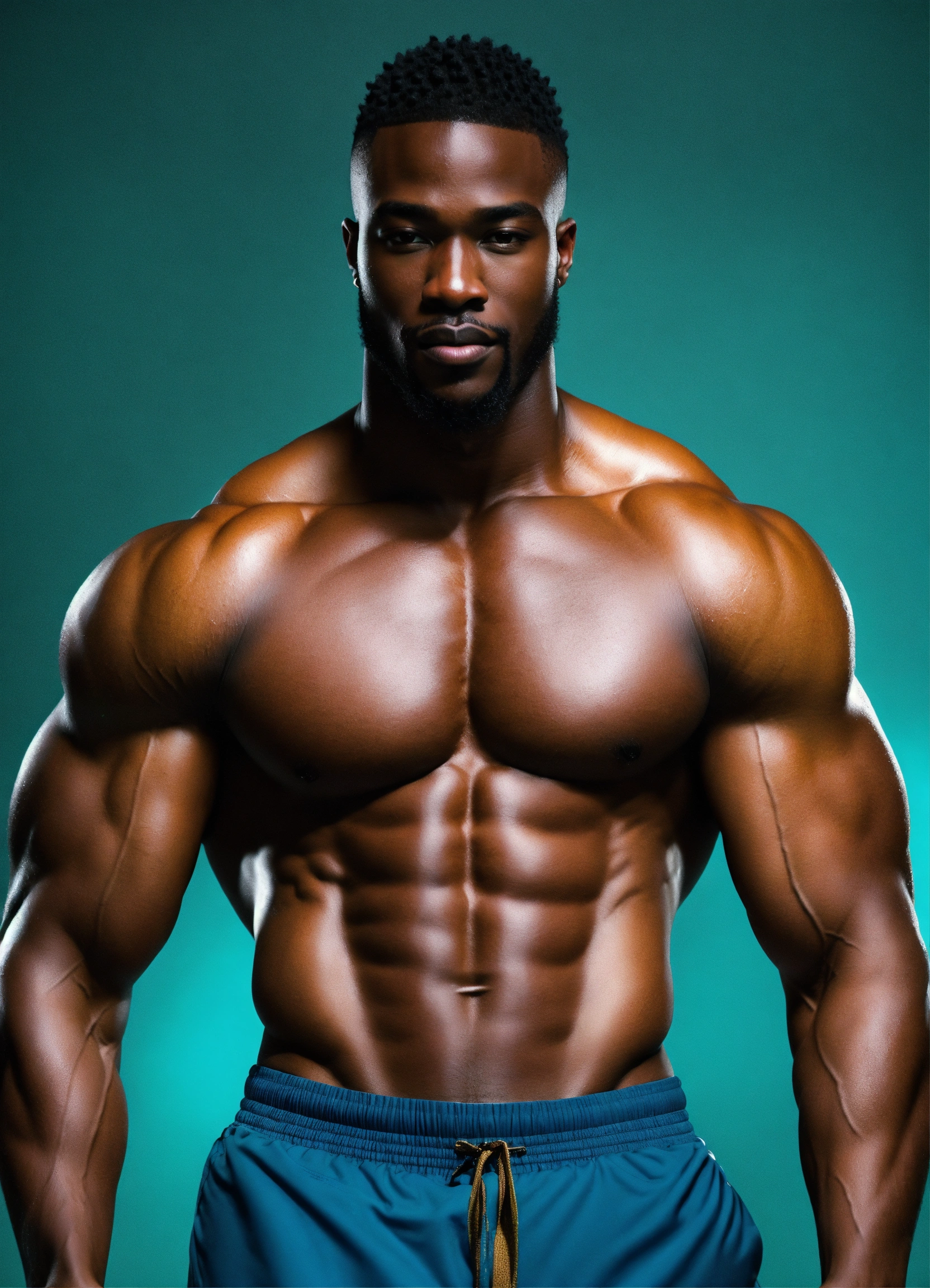 Lexica - African men, long hair, well-developed body muscles ...