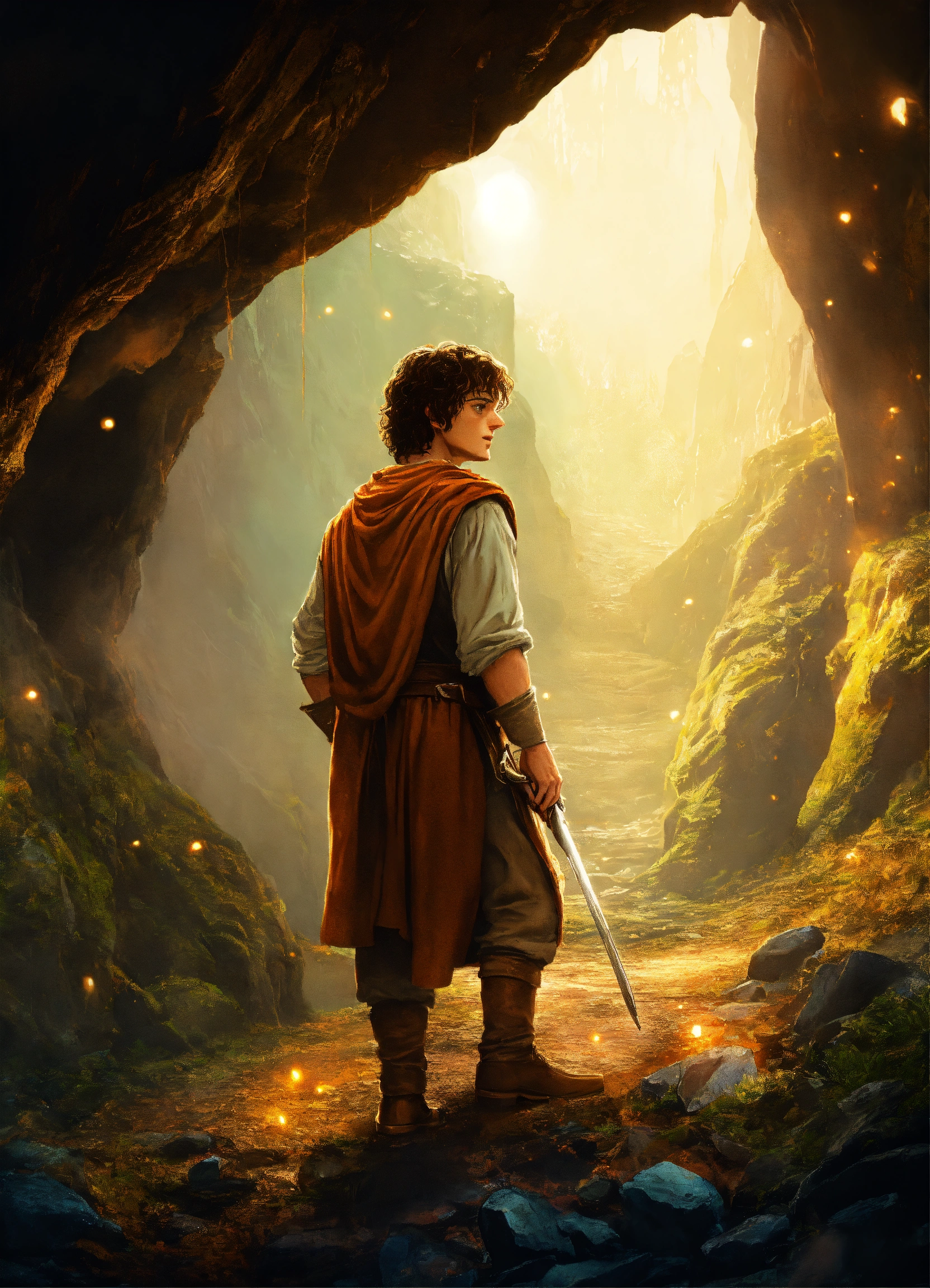 Lexica - Frodo baggins in a cave