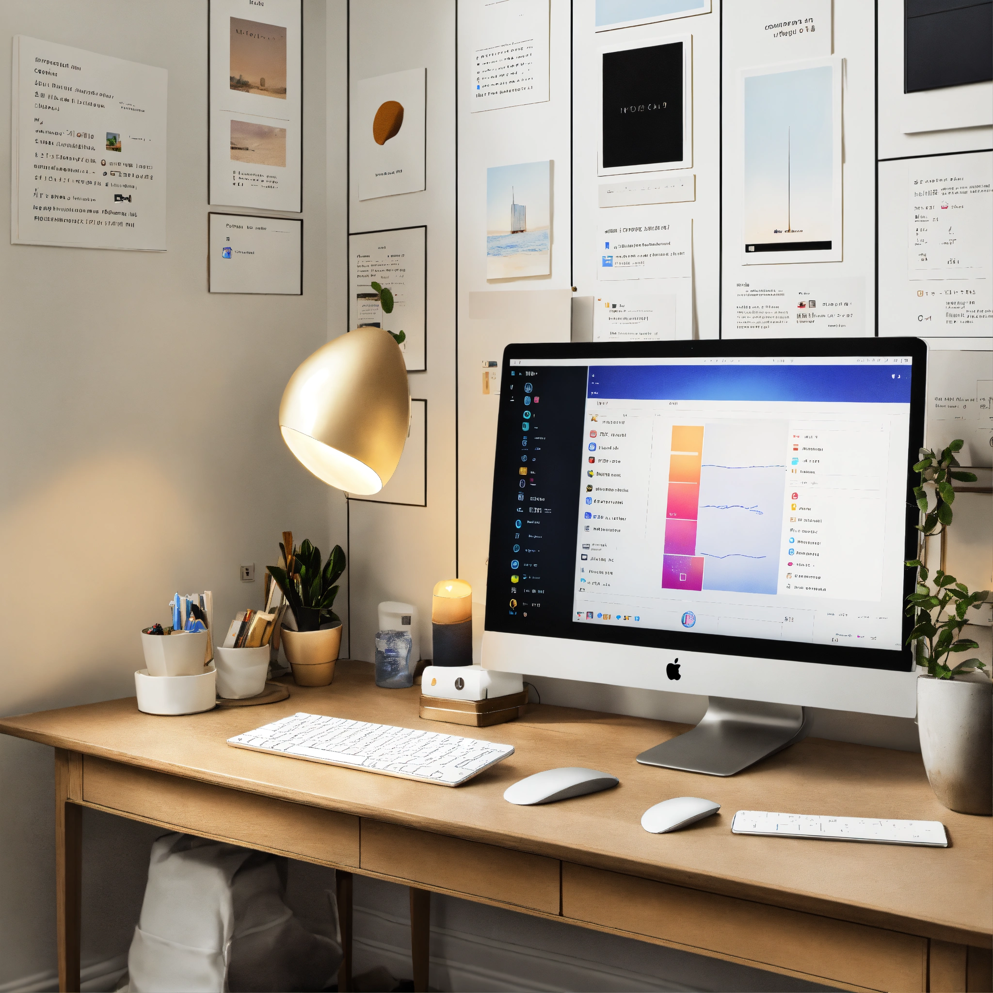 Lexica - A photo of a computer desktop with several icons on it. The ...