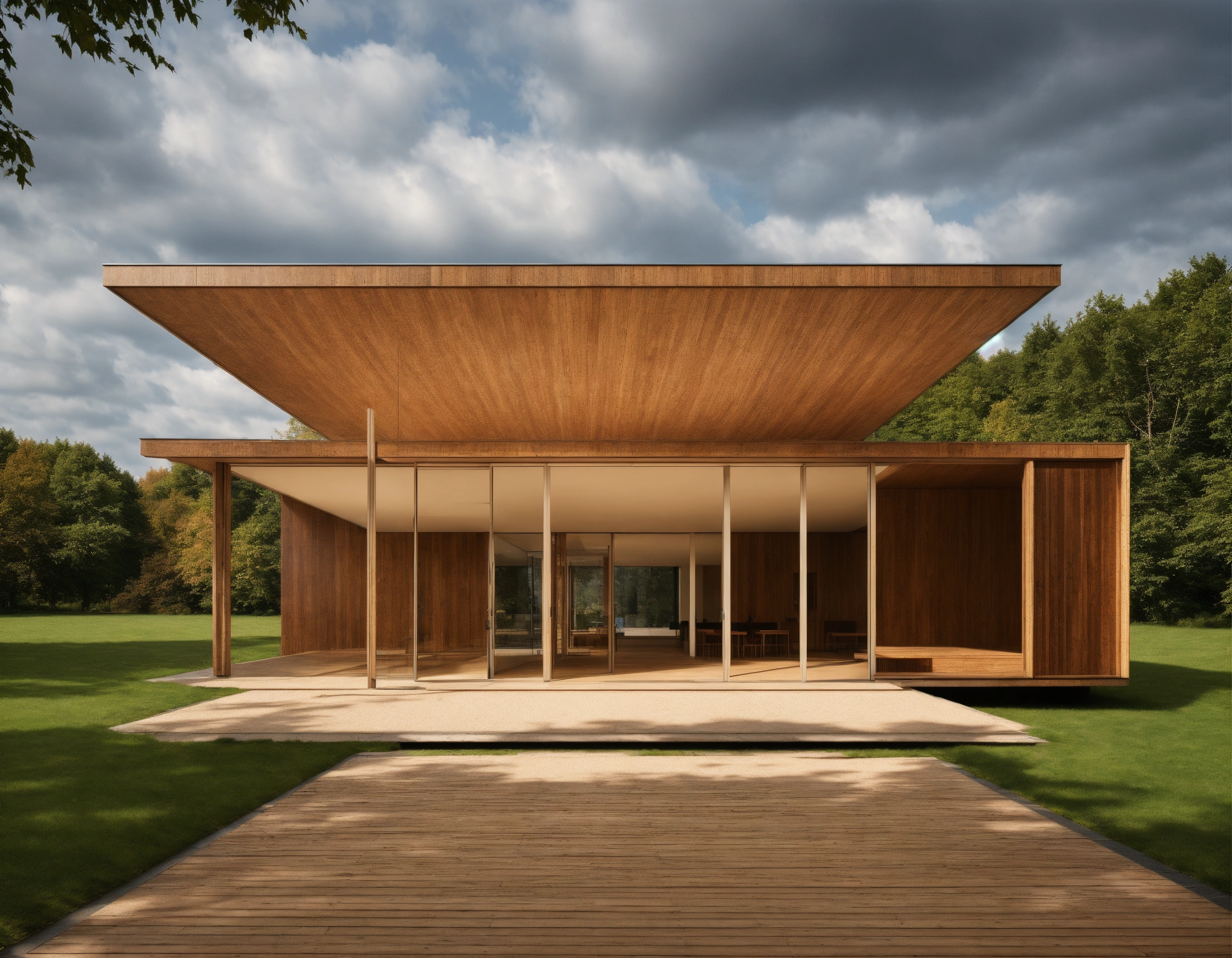 Lexica - Ludwig Mies van der Rohe house like New National Gallery ...