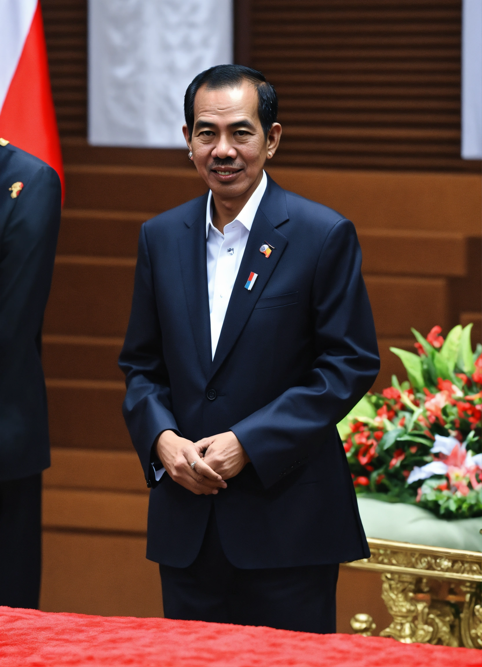 Lexica - Presiden indonesia joko widodo with black jas