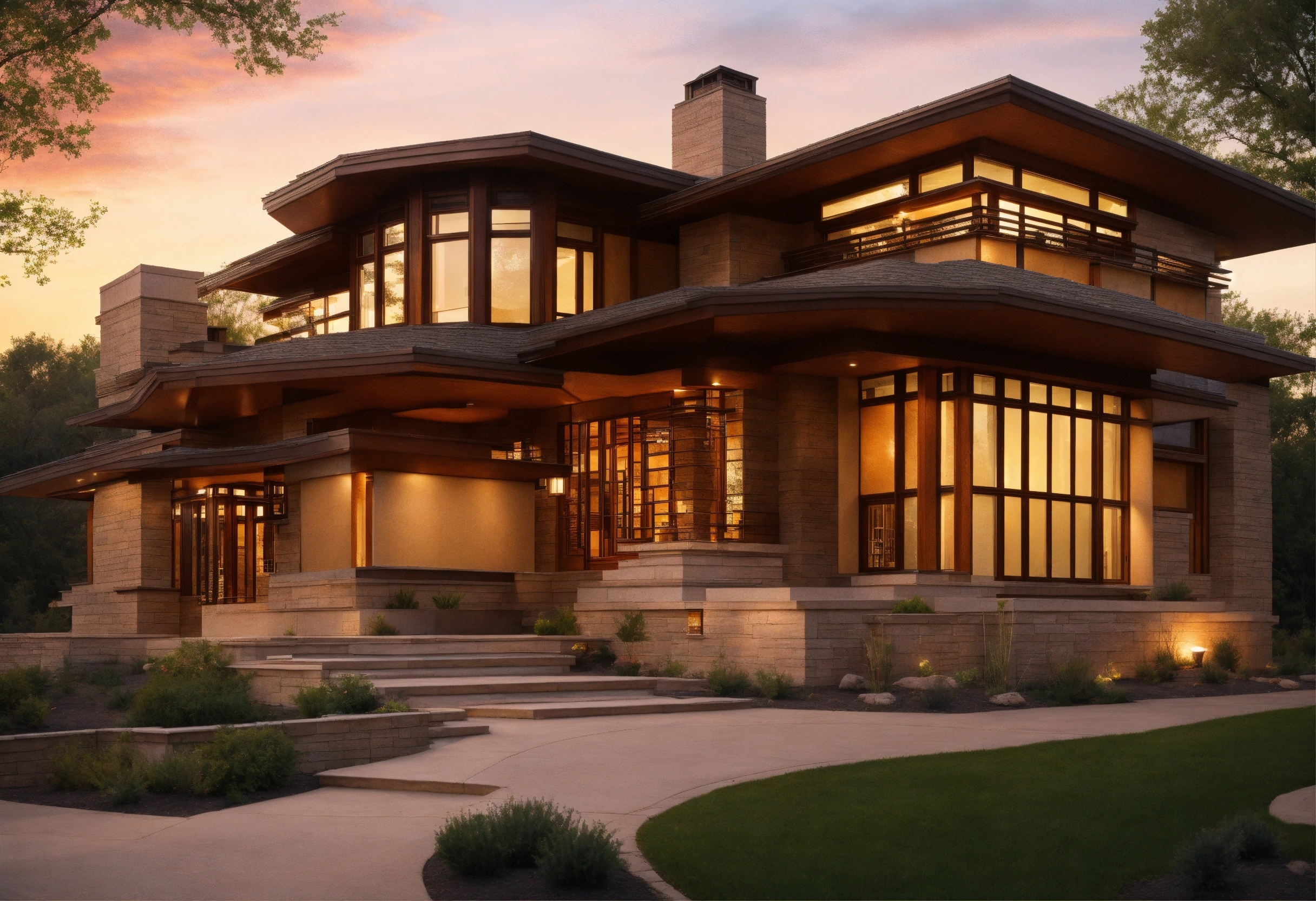 Lexica - A Prairie style house designed by Frank Lloyd Wright