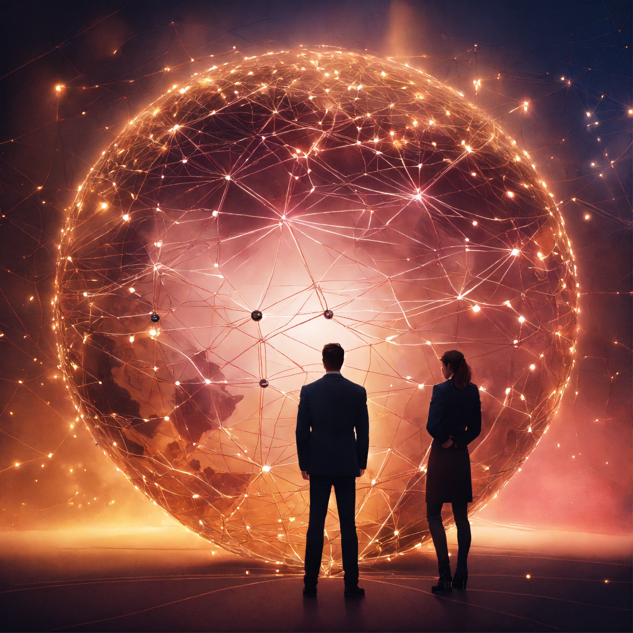 Lexica - A future vision of a civilian in power, a man and woman who ...