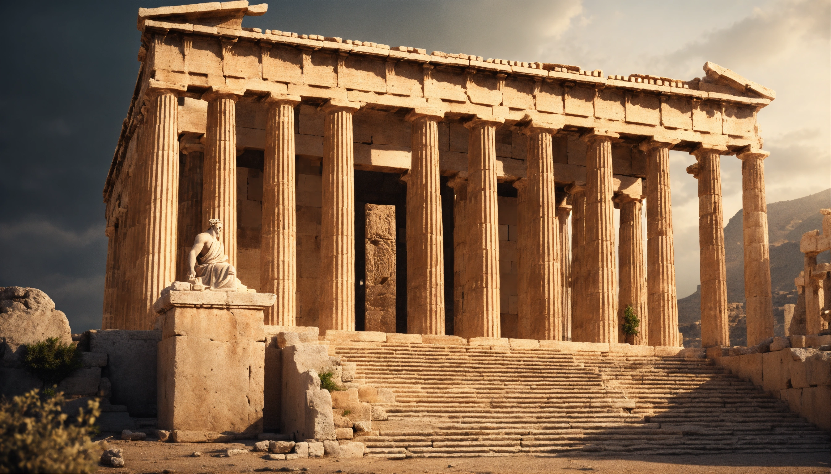 Lexica - A stoic, powerful build, hushing with a sign, looking straight ...