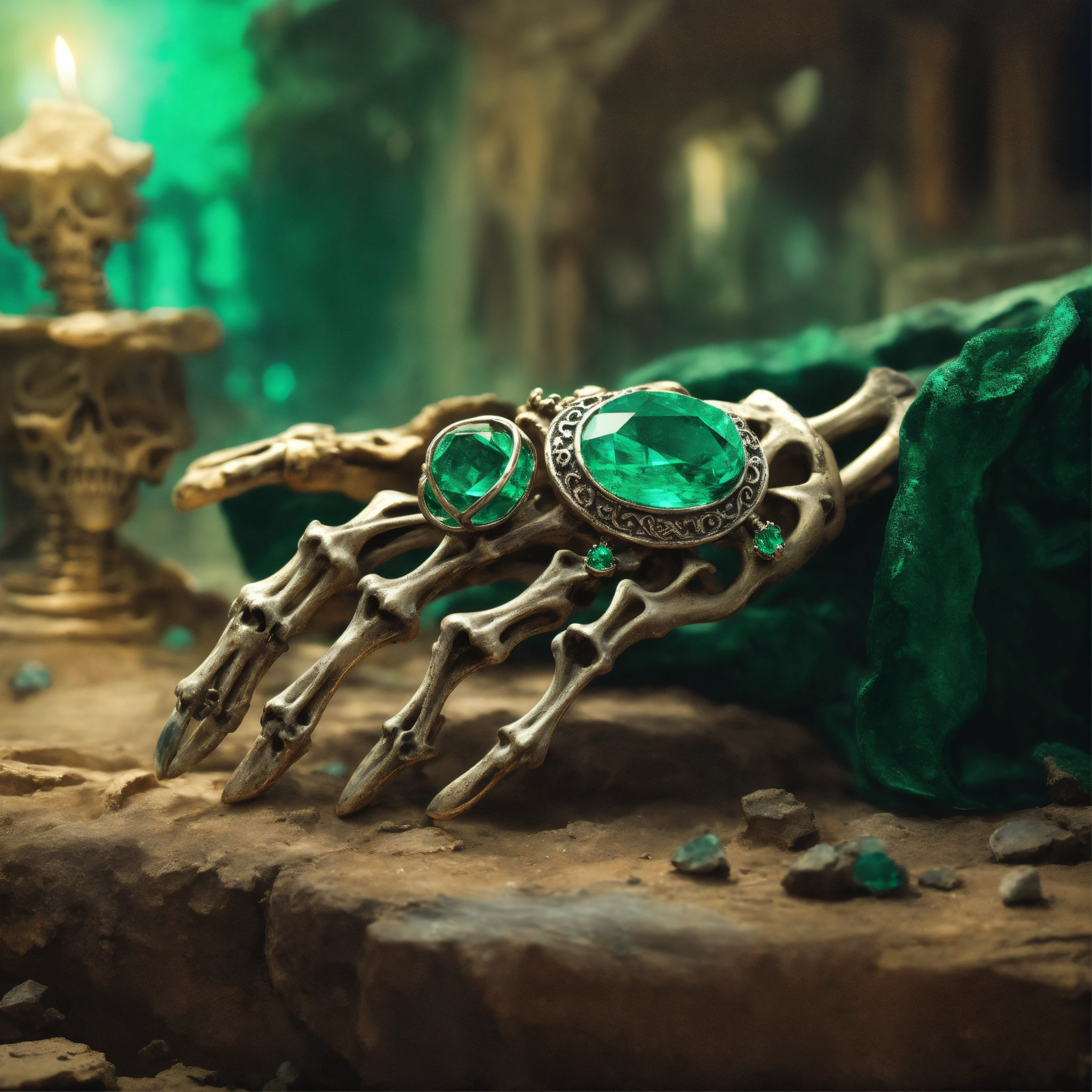 Lexica - Concept art of the closeup of hand of an old skeleton dead man ...