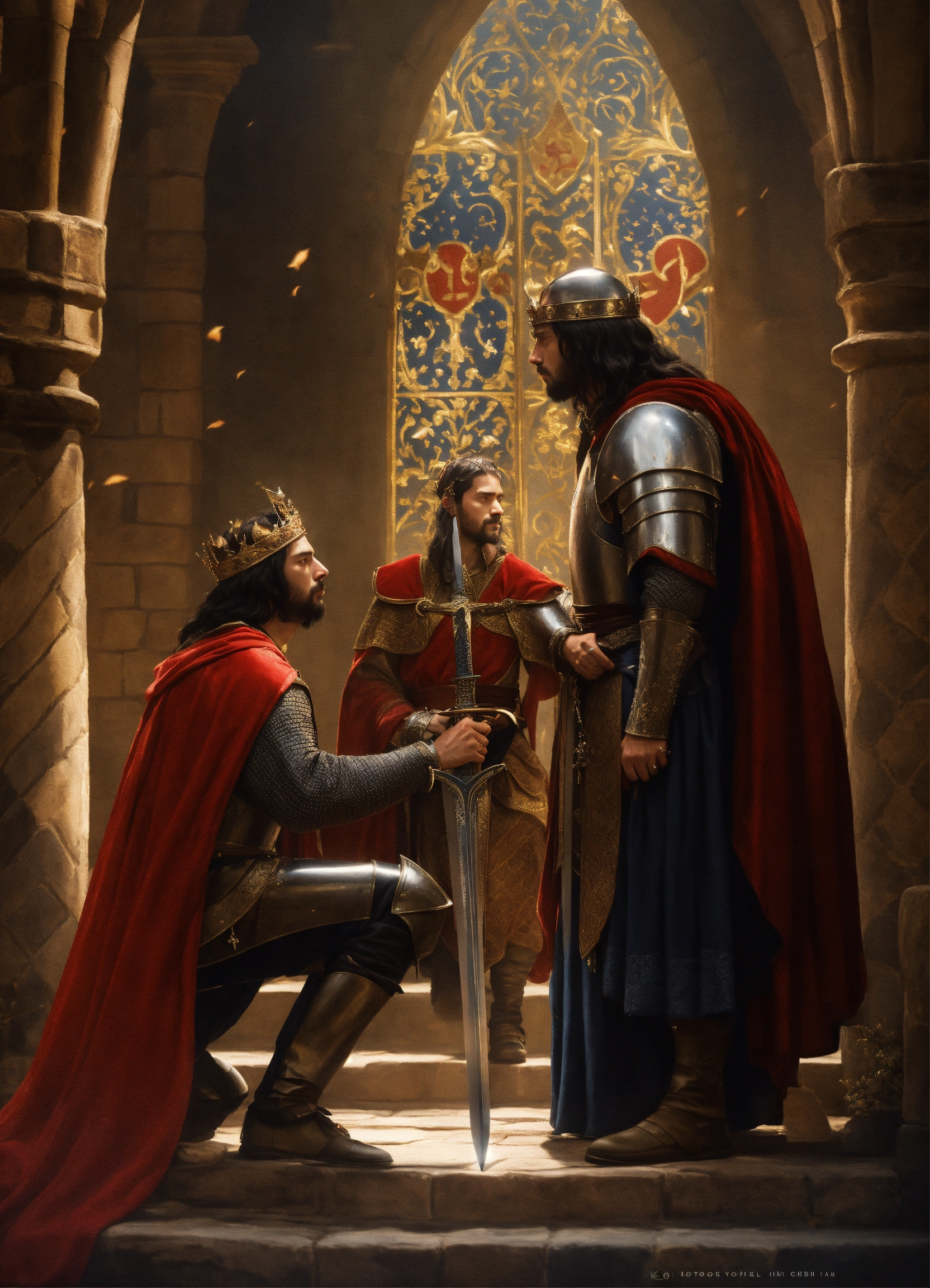 Lexica - In the medieval, the king is around 50 years old, standing ...