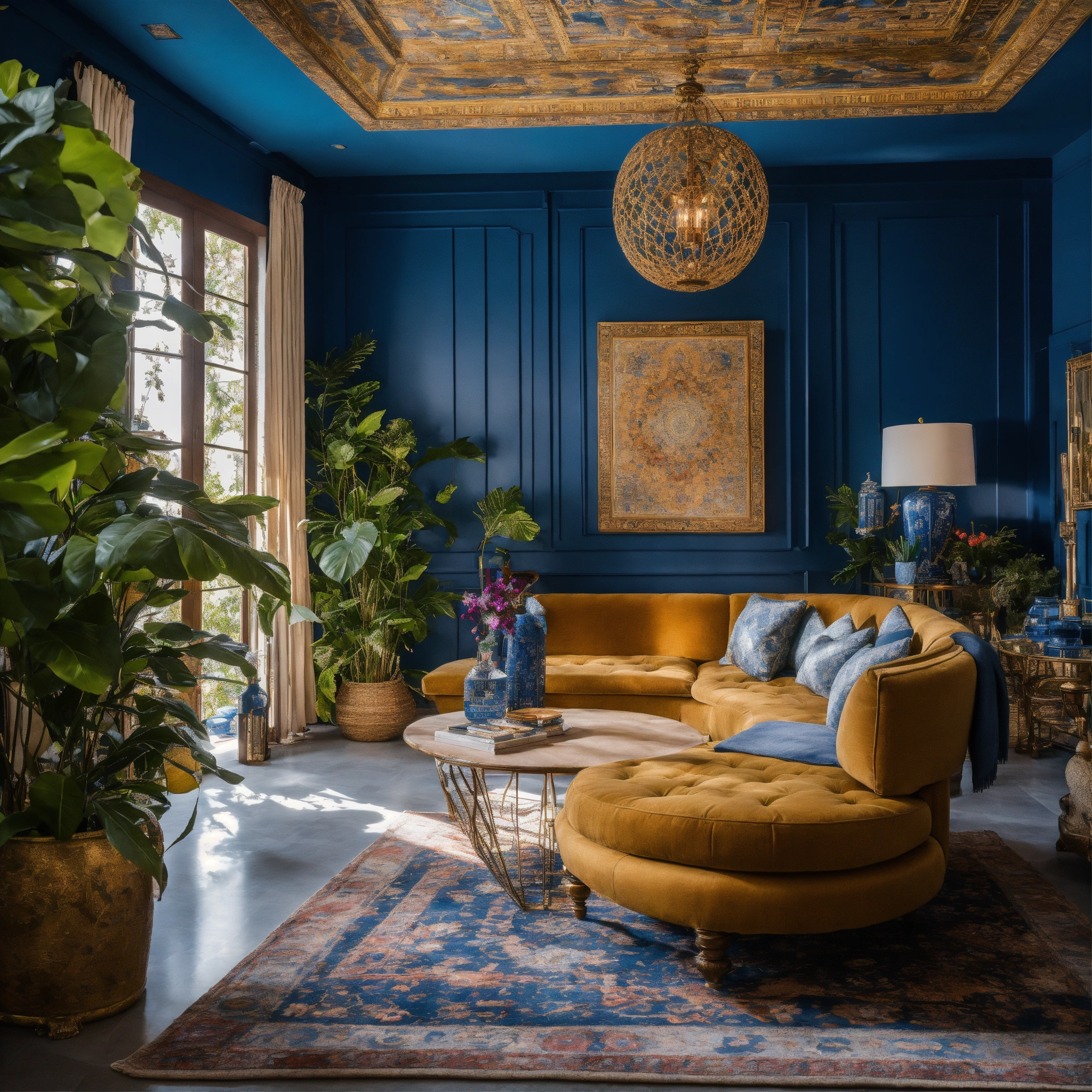 Lexica - Before and after interior design showcasing a villa ...